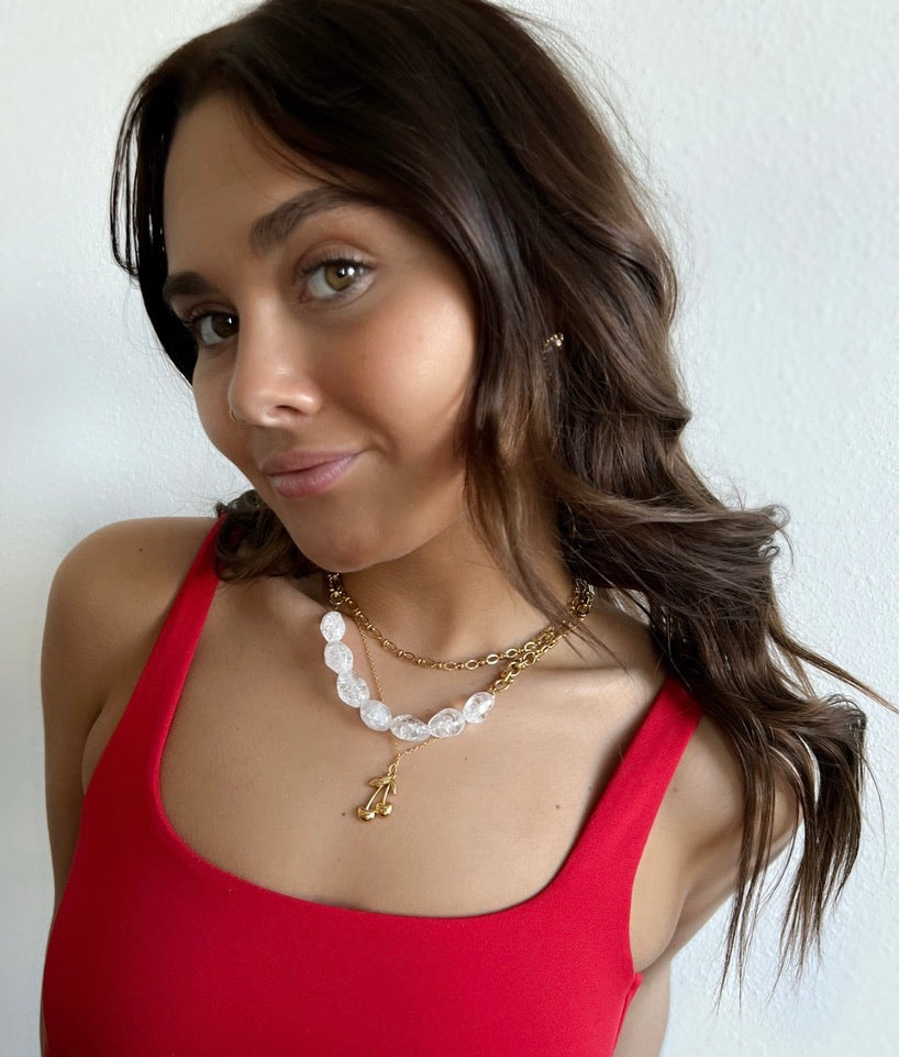 Chanler Beaded Chain Necklace || Choose Style