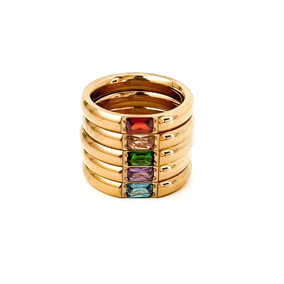 Birthstone Ring || Choose Month