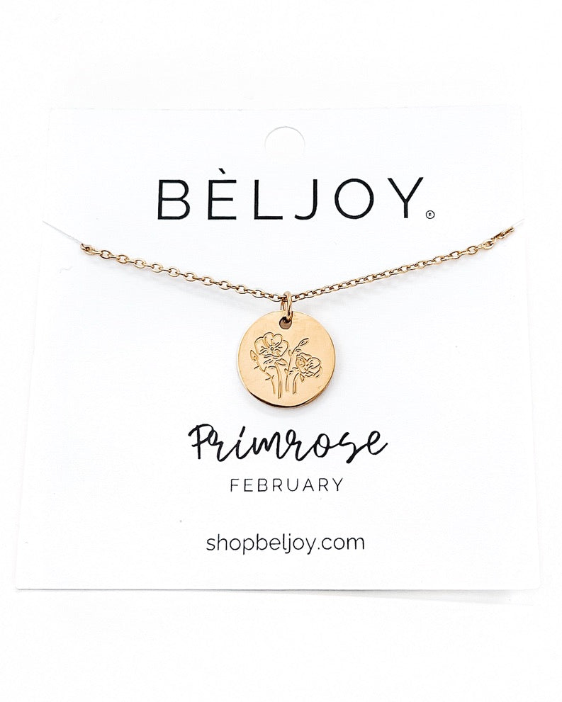 Birth Flower Necklace || Choose Month