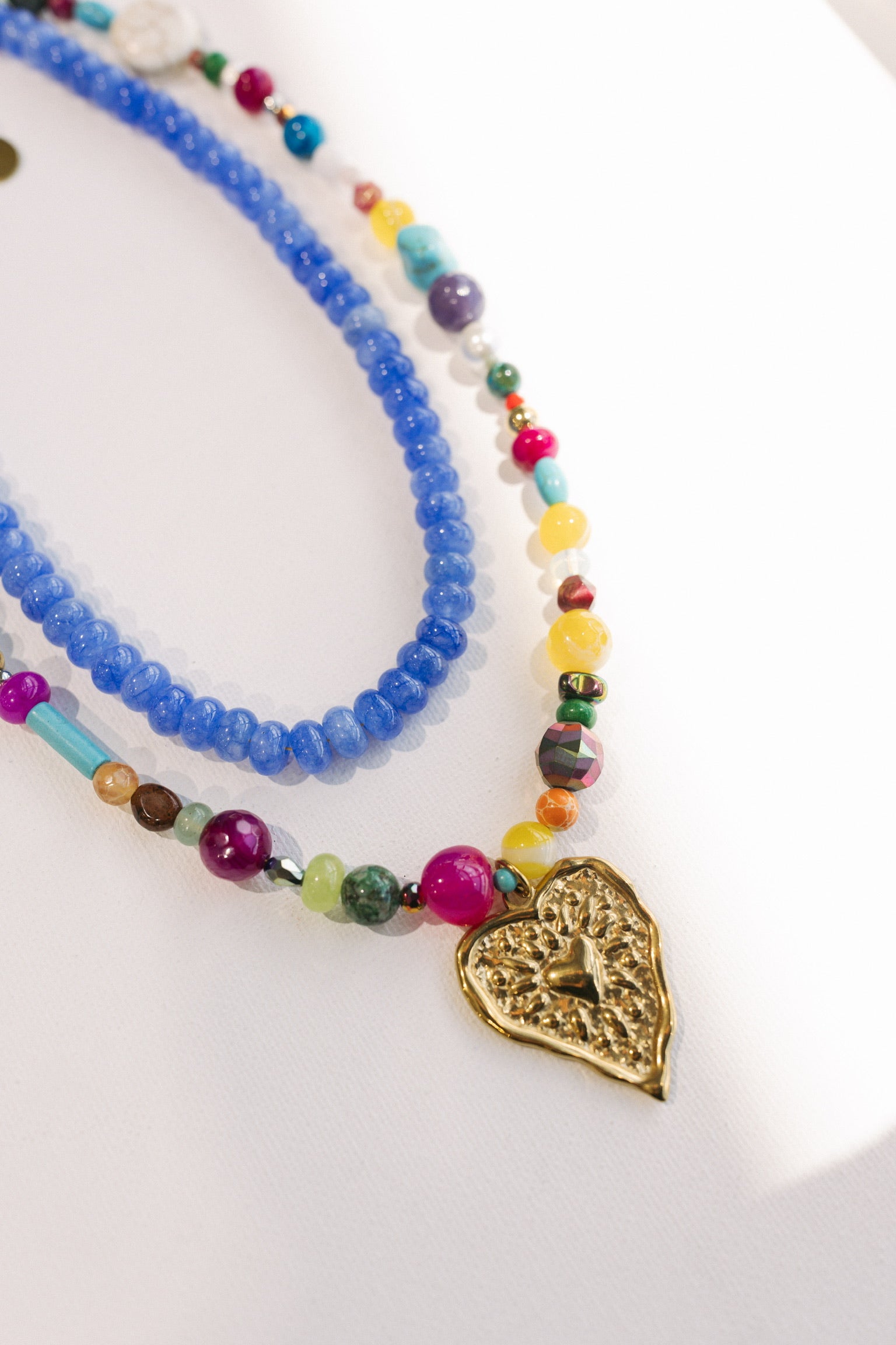 Wendy Beaded Necklace - Blue