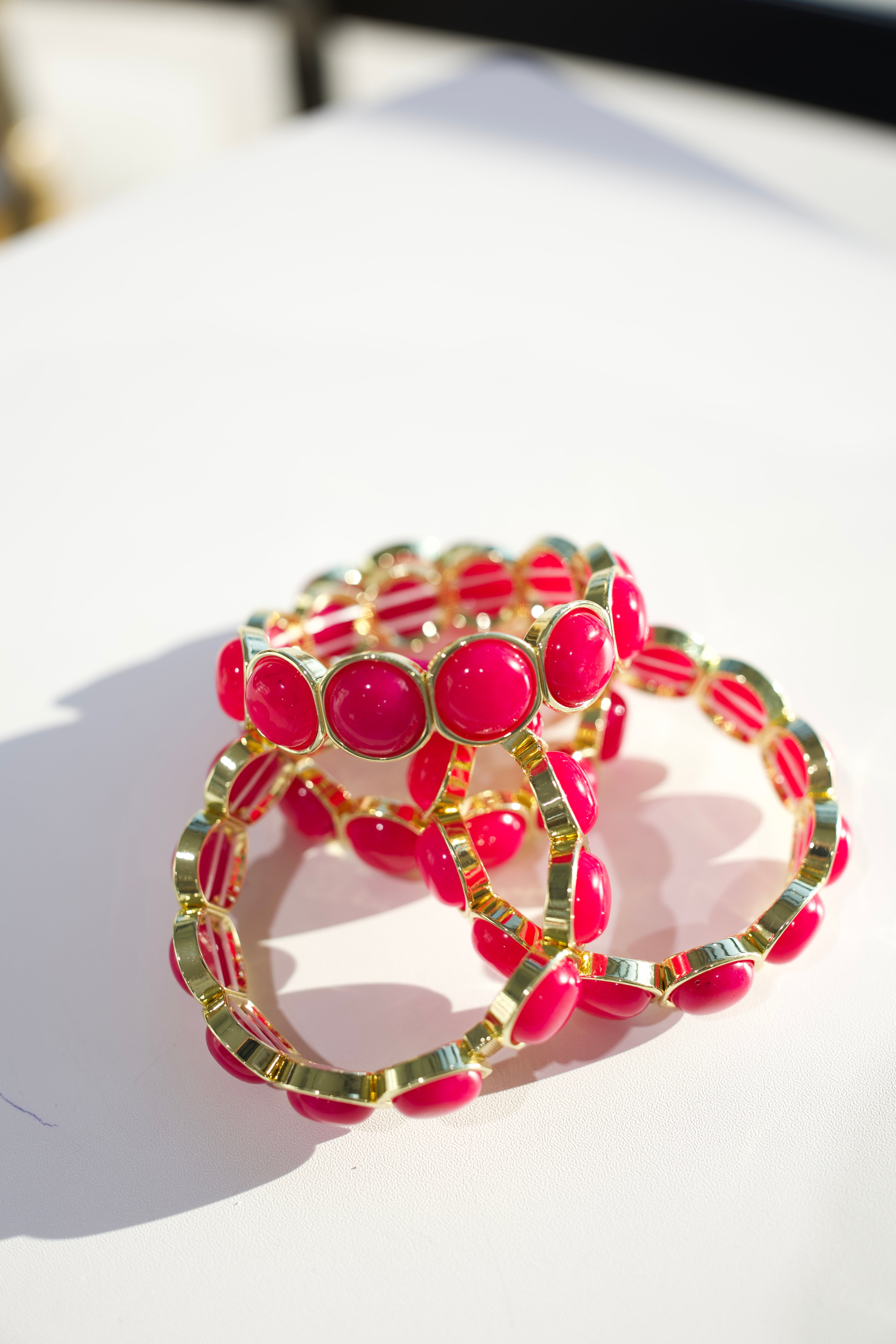 Britt Bold Gemstone Bracelet || Choose Color