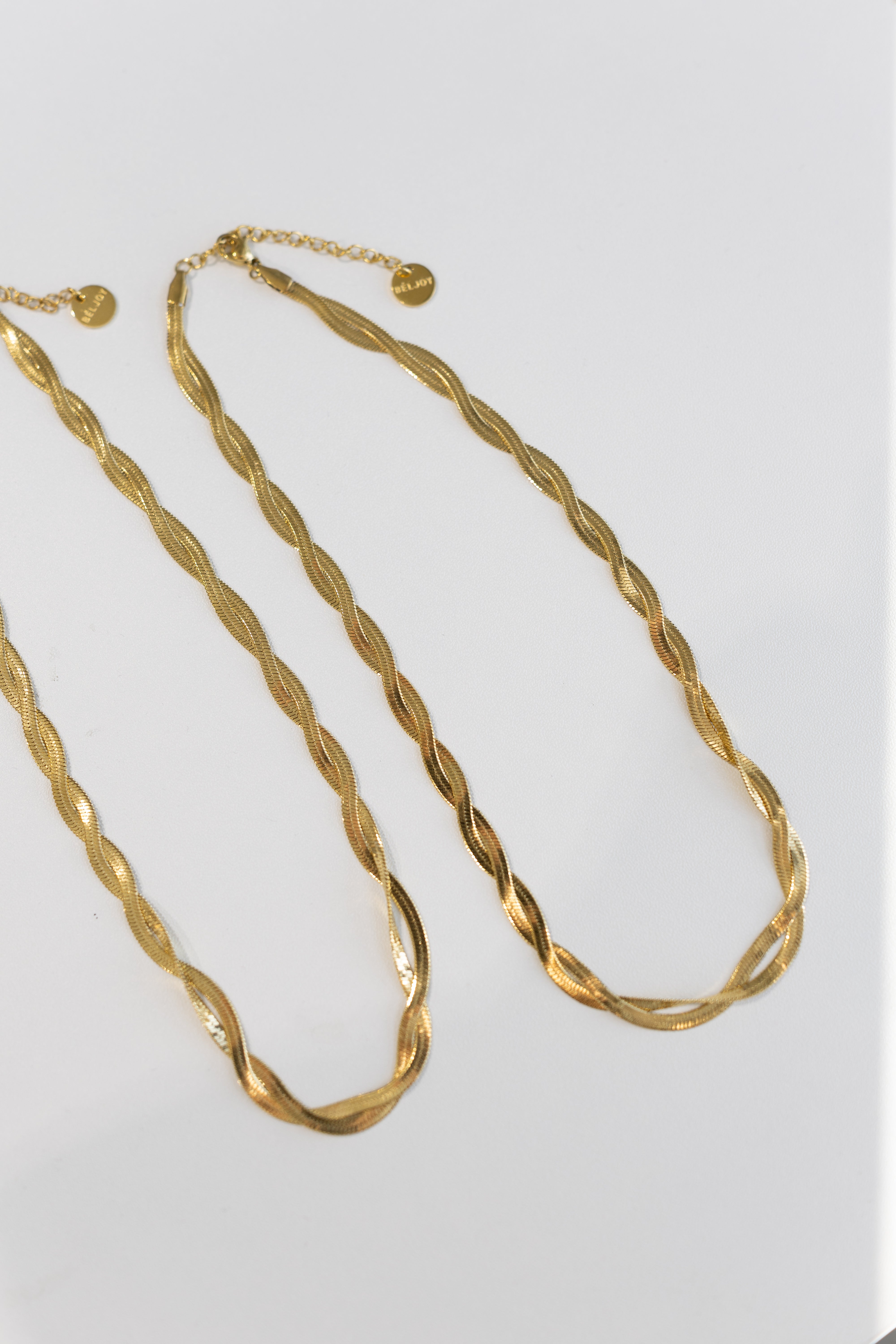 Lyrina Twisted Herringbone Necklace