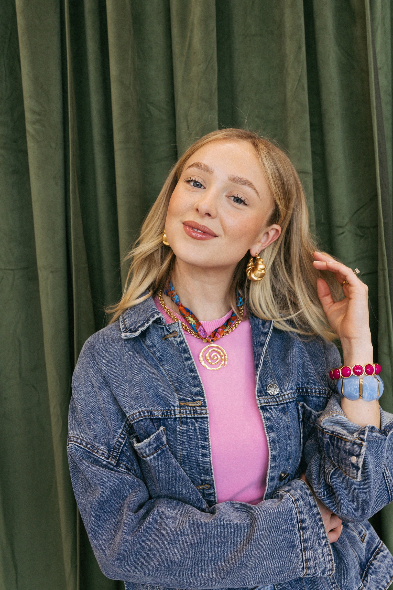 Esmerelda Statement Croissant Hoop Earrings