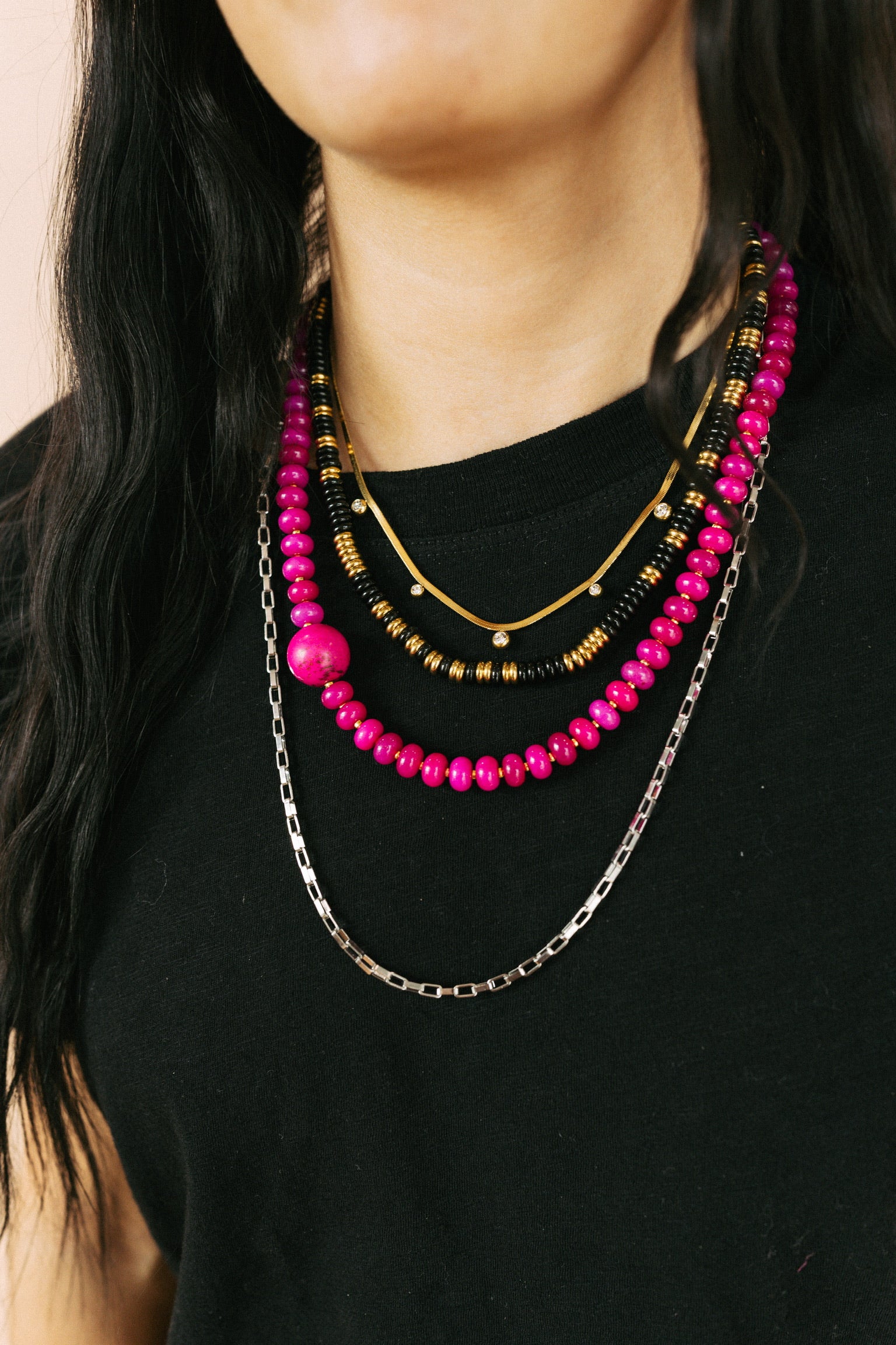 Audrey Silver Chain Necklace