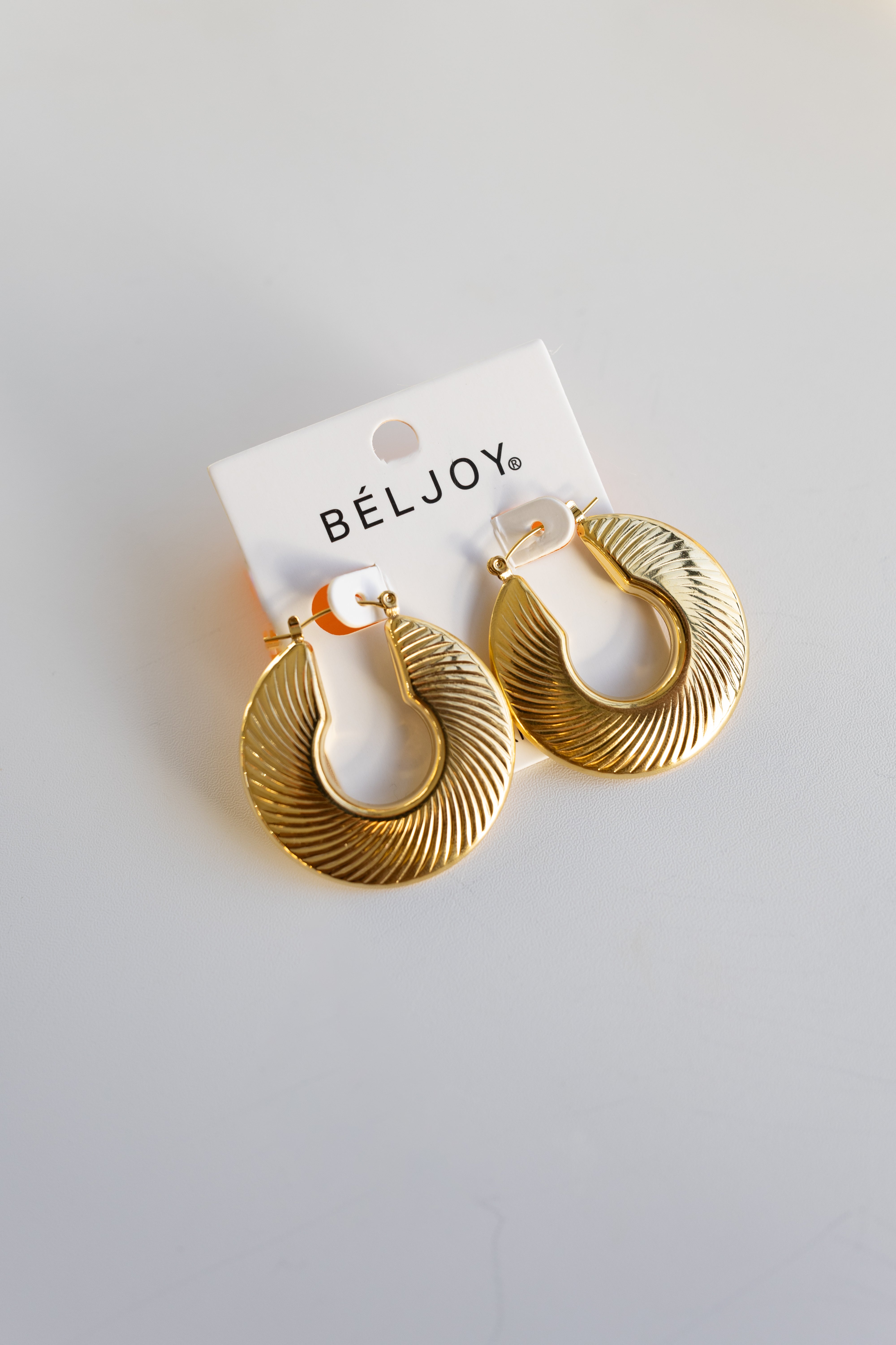 Essie Textured Hoop Earrings