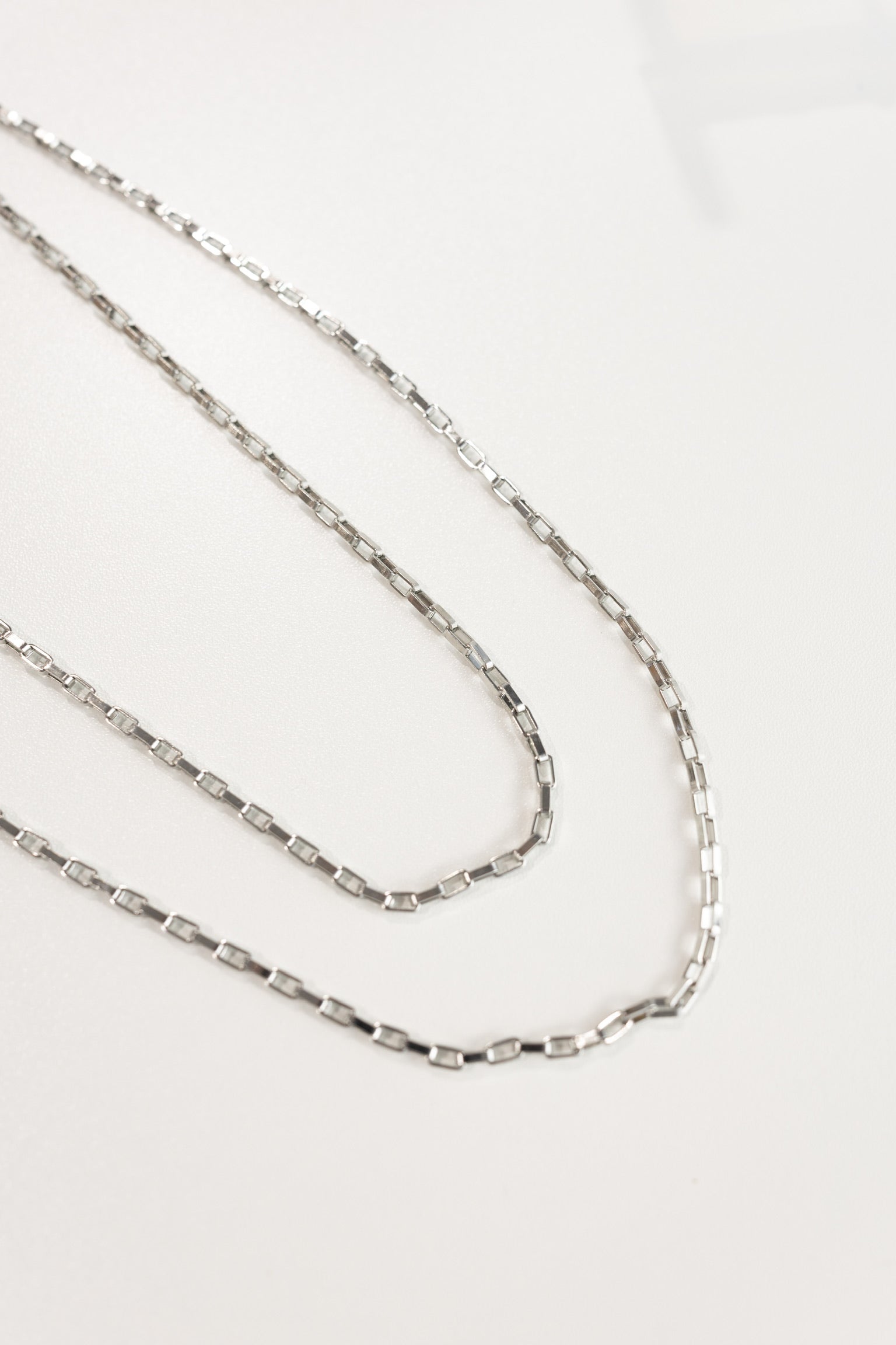 Audrey Silver Chain Necklace
