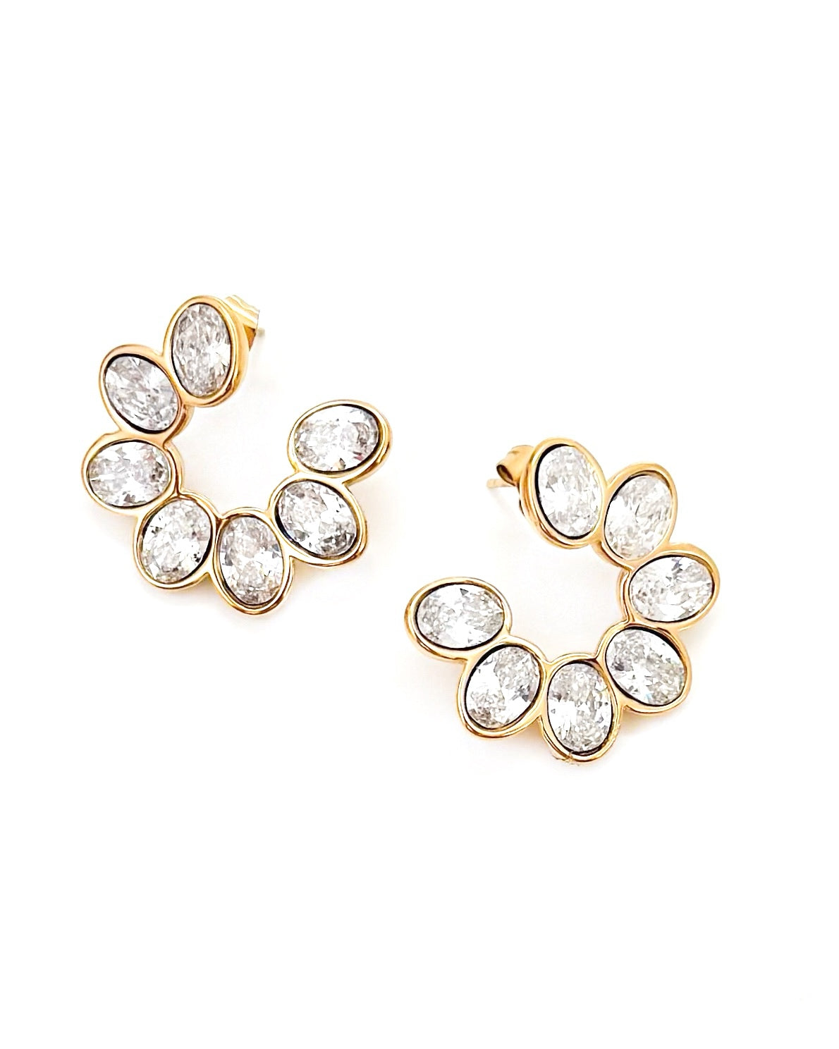 Ezzy Crystal Stud Earrings