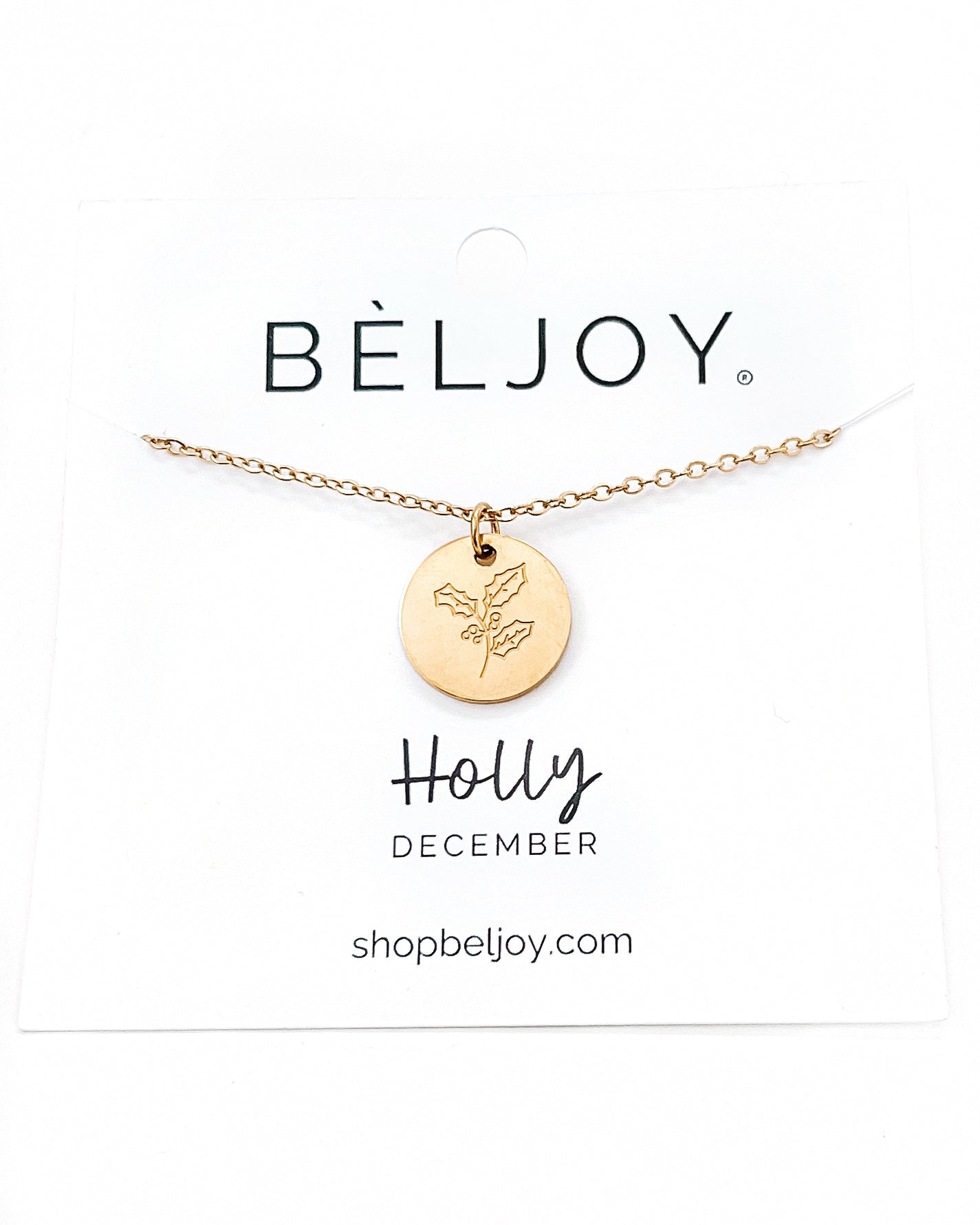 Birth Flower Necklace || Choose Month