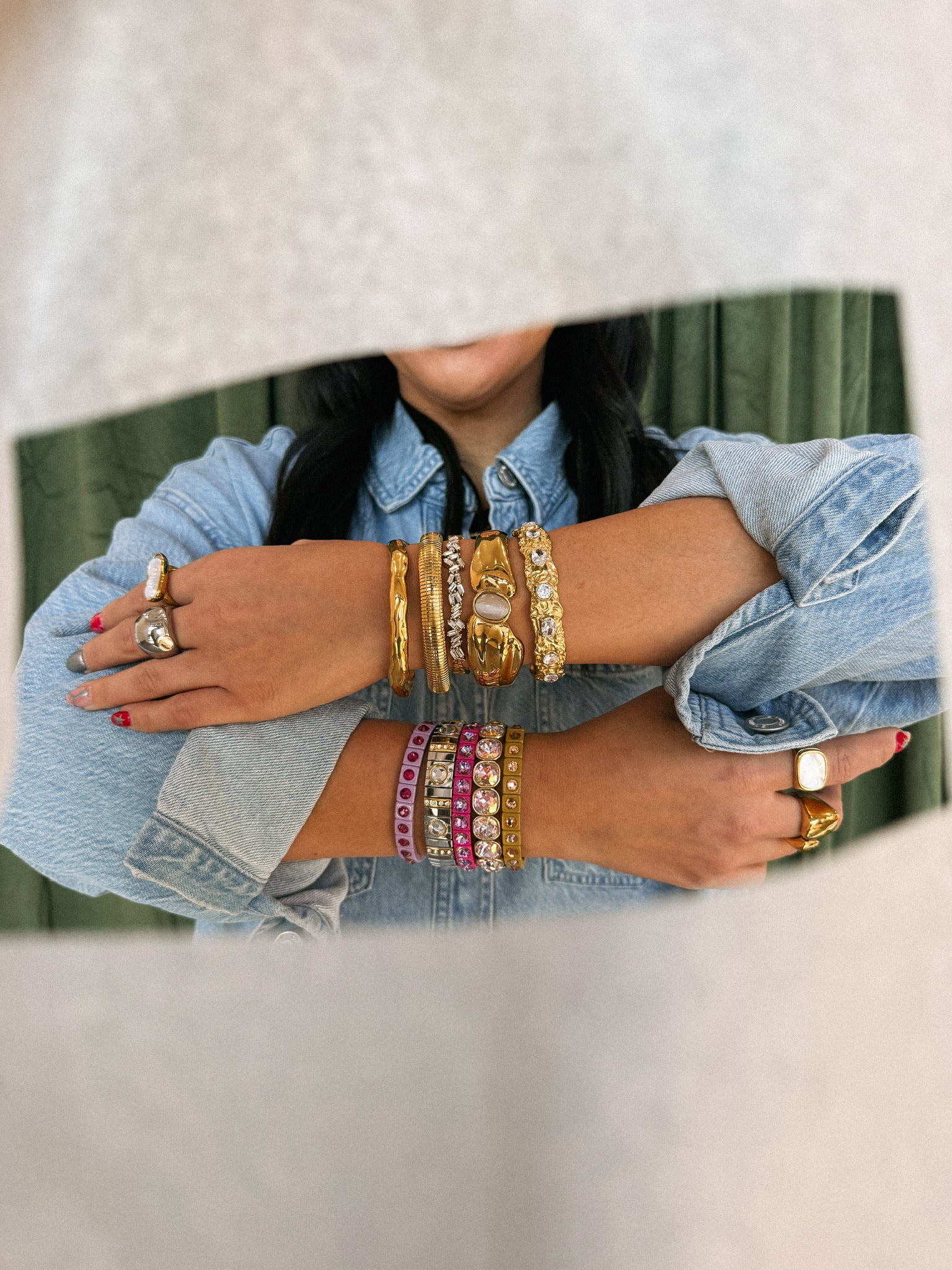 Sylvie Gemstone Bracelet || Choose Color