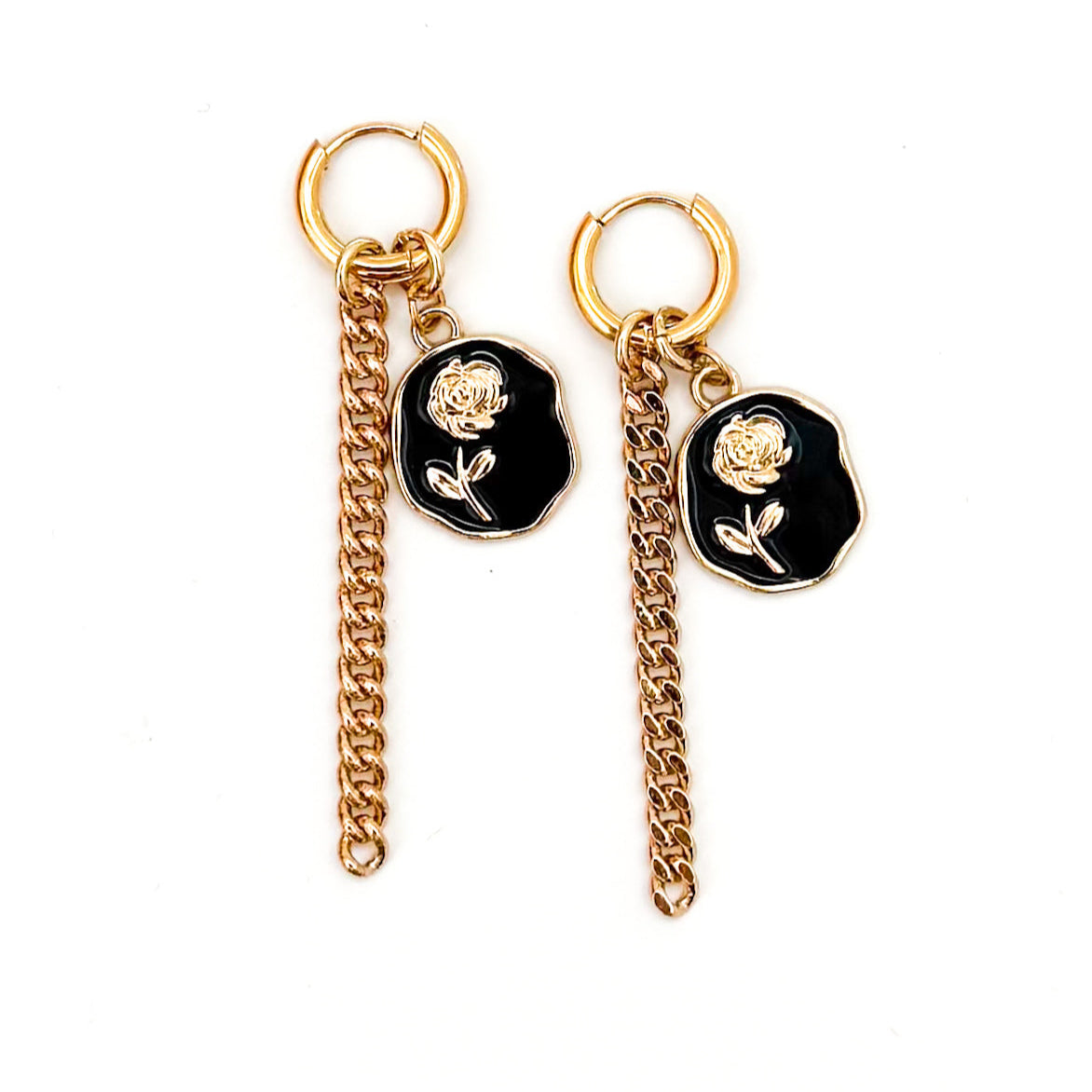 Essa Mini Charm Hoops