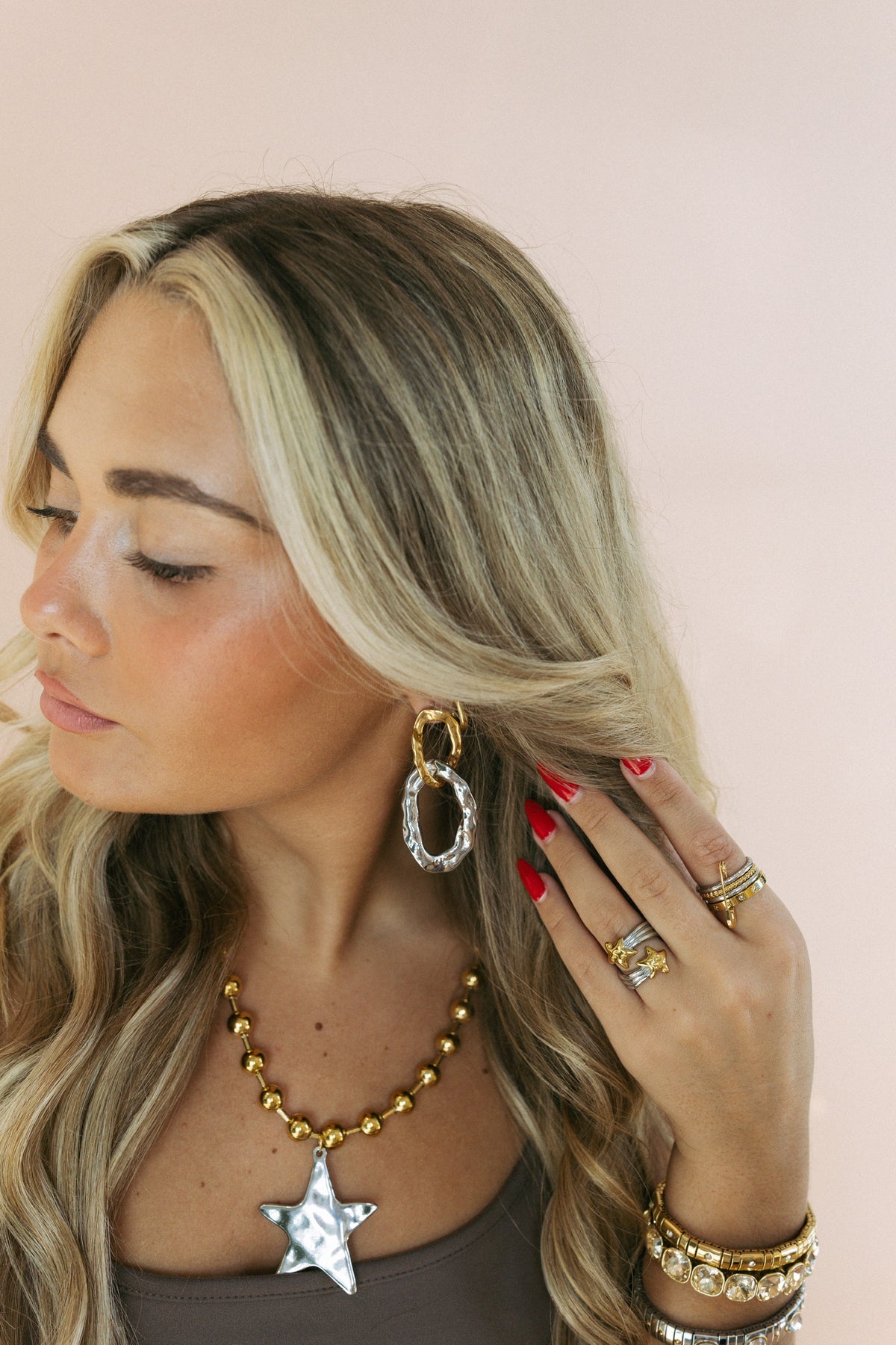 Esme Mixed Metal Earrings