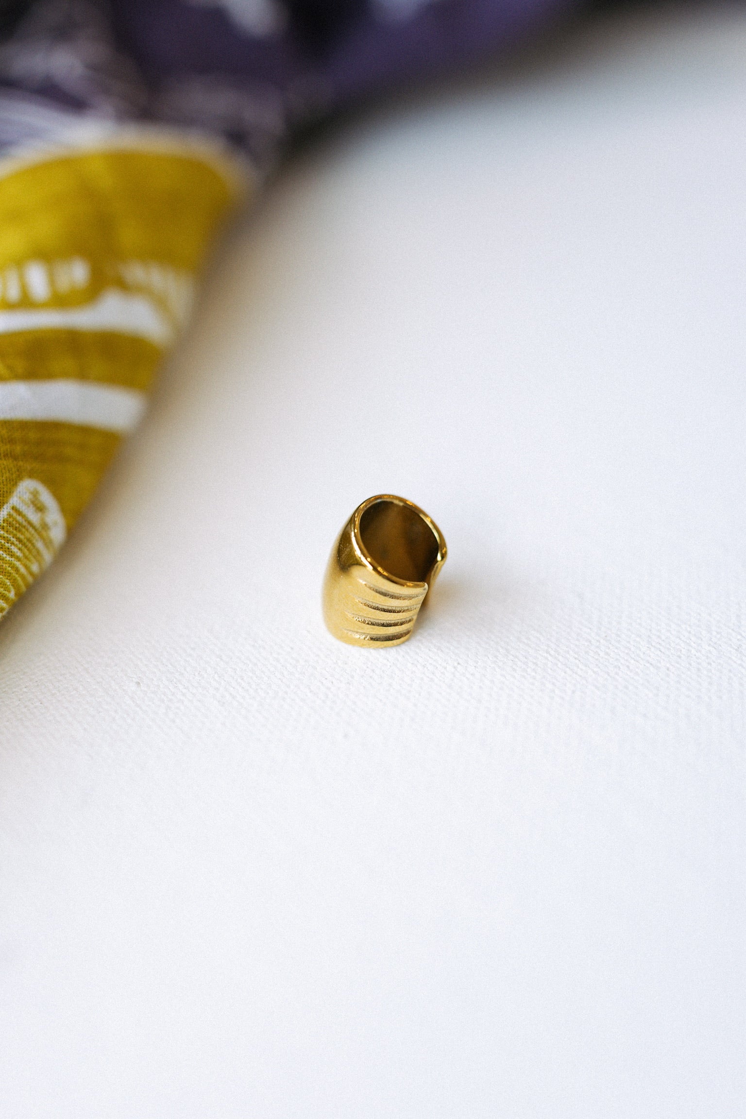 Emerson Textured Cuff Earring