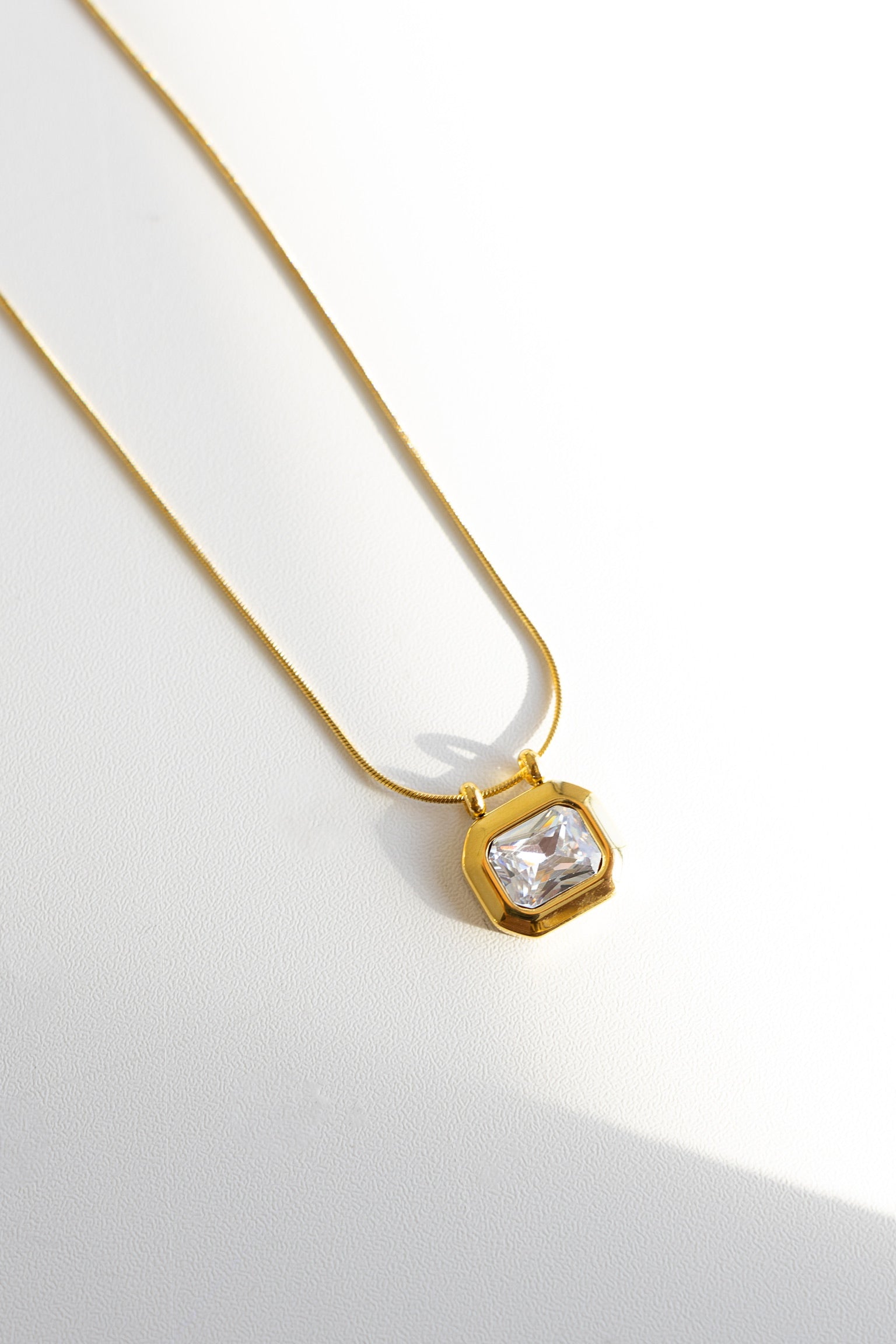 Annabeth Gemstone Necklace || Choose Color