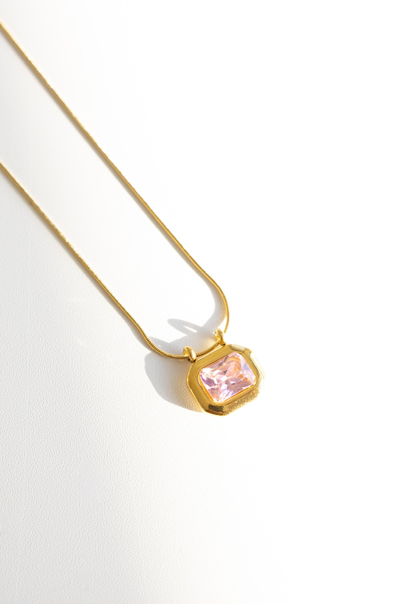 Annabeth Gemstone Necklace || Choose Color