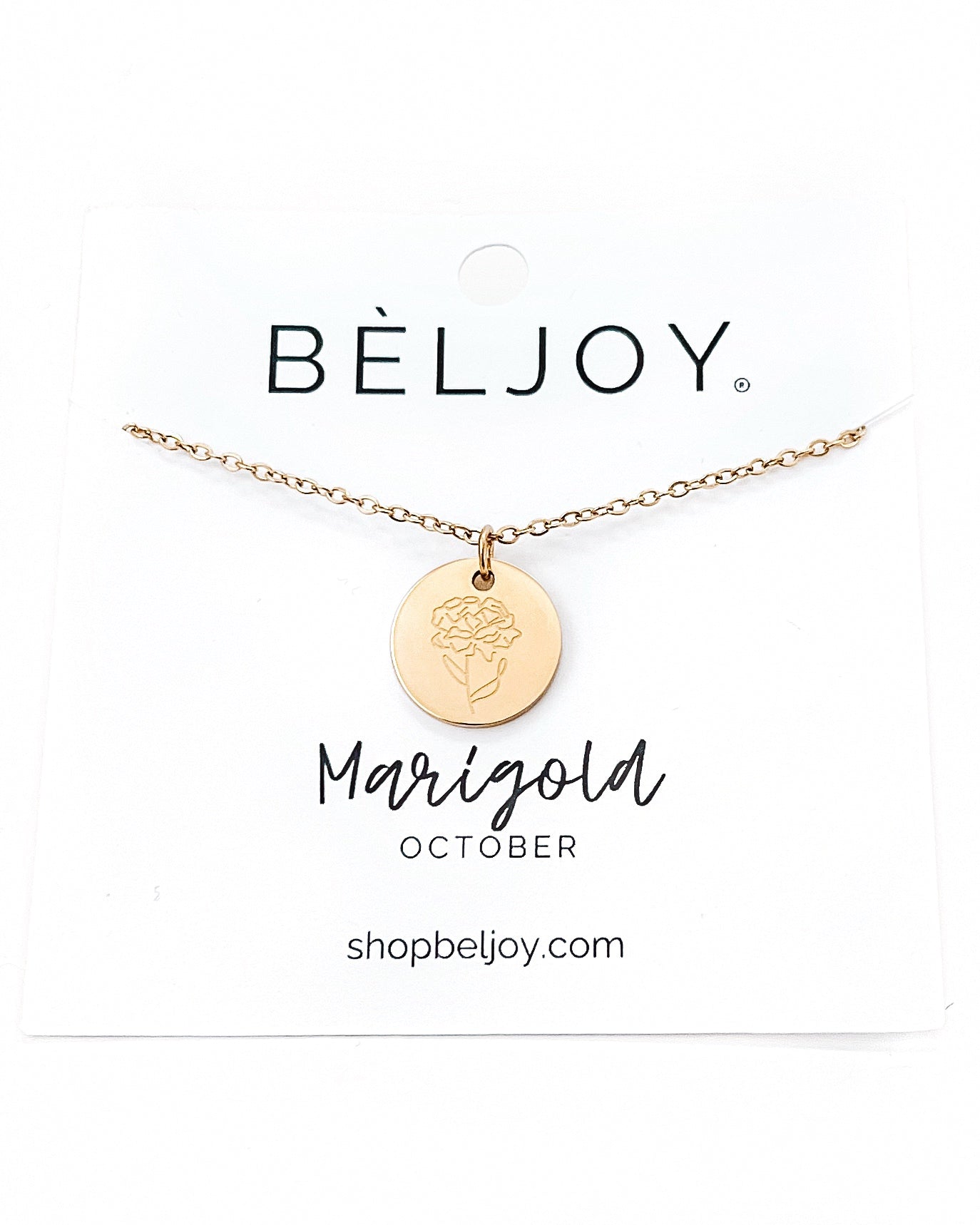 Birth Flower Necklace || Choose Month