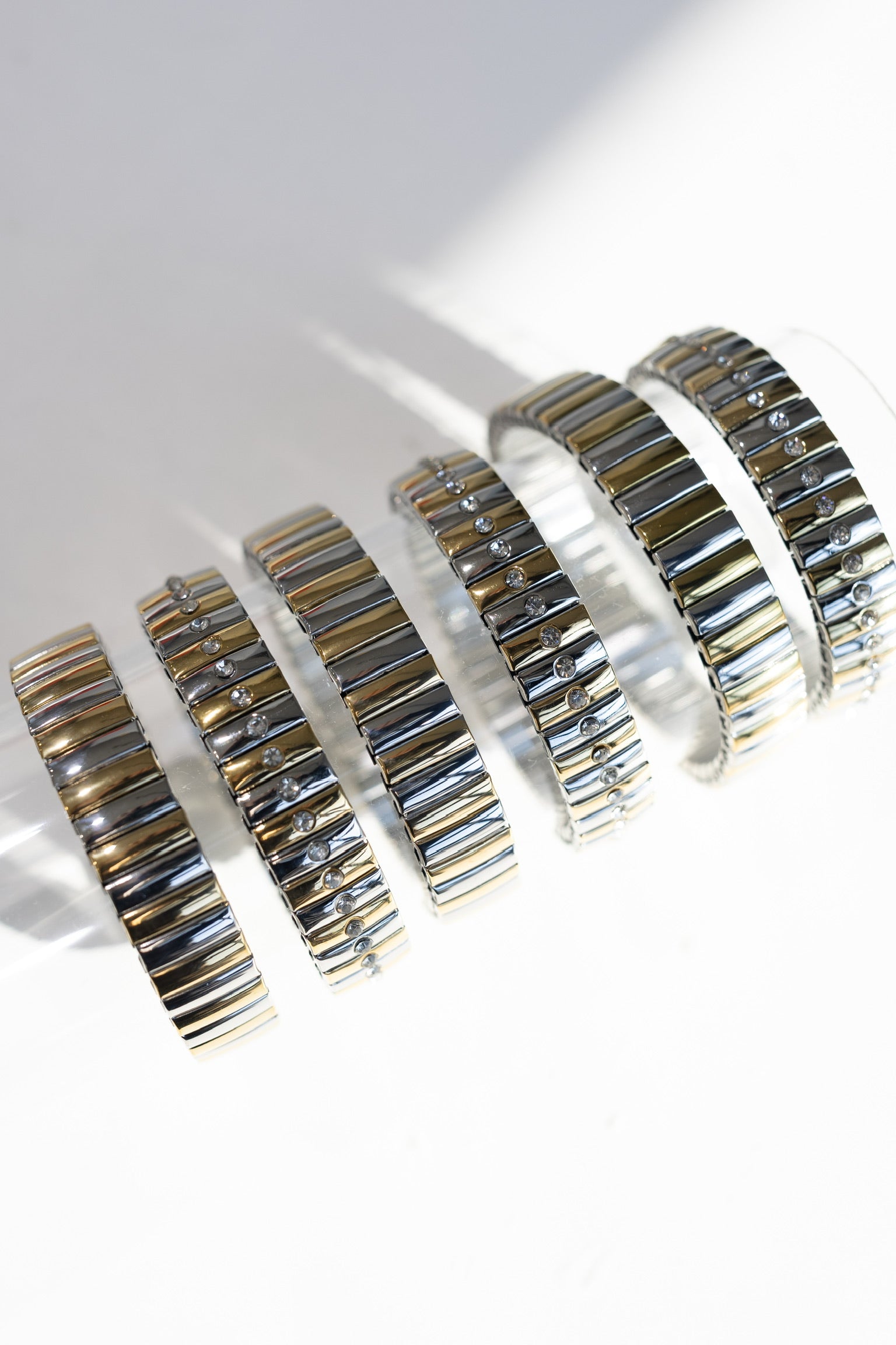 The Luxe Link Bracelet - Tiny Mixed Metals