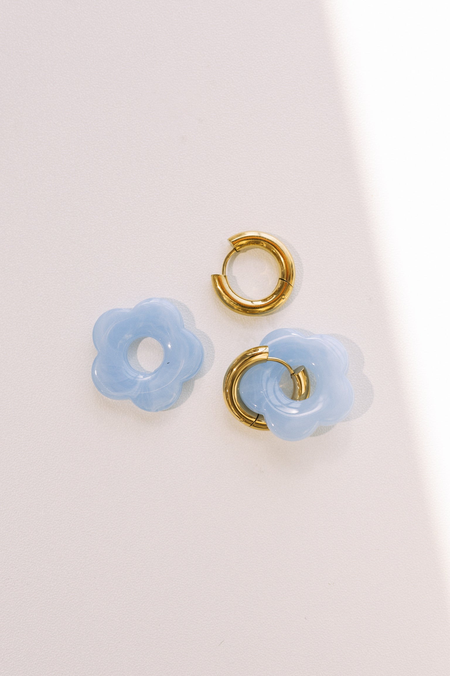 Color Me Daisy Hoop Earrings || Choose Color