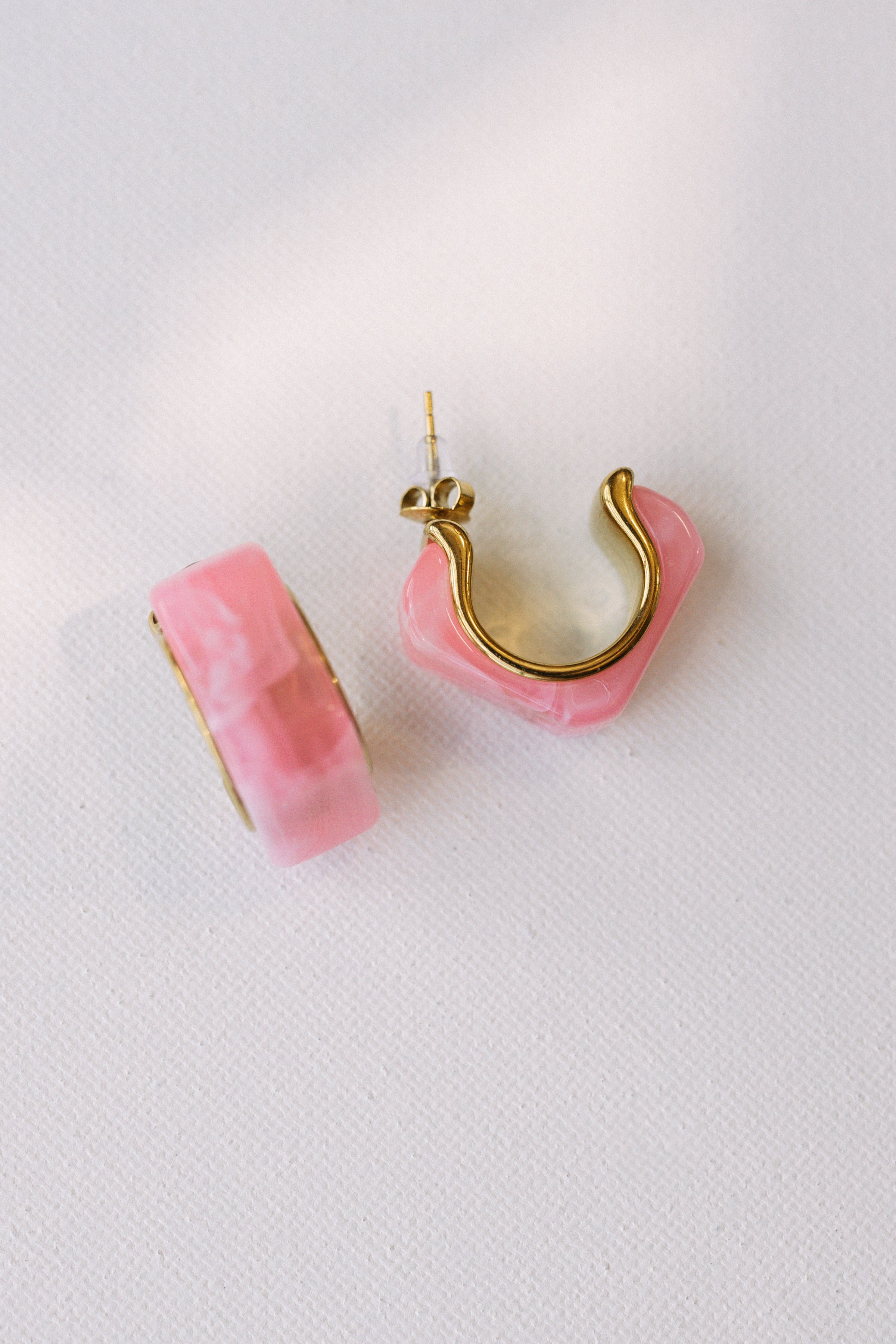 Color Coded Hoop Earrings || Choose Color