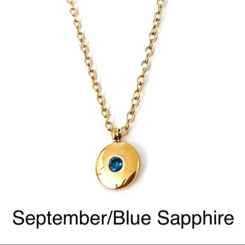 Birthstone Necklace || Choose Month