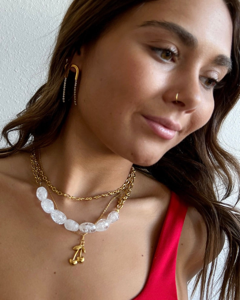 Chanler Beaded Chain Necklace || Choose Style