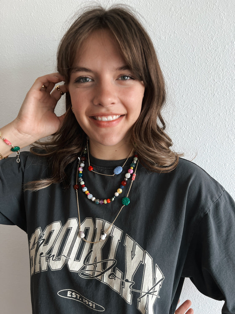 Stevie Colorful Beaded Necklace