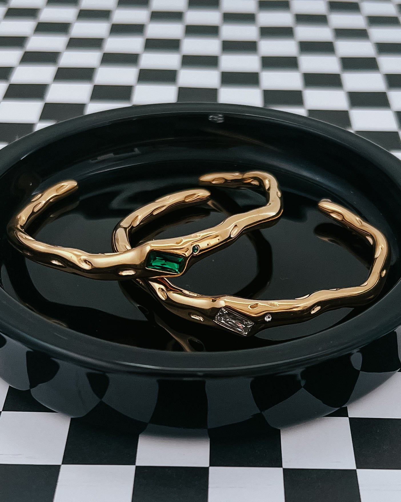 Burke Crystal Cuff Bracelet || Choose Color