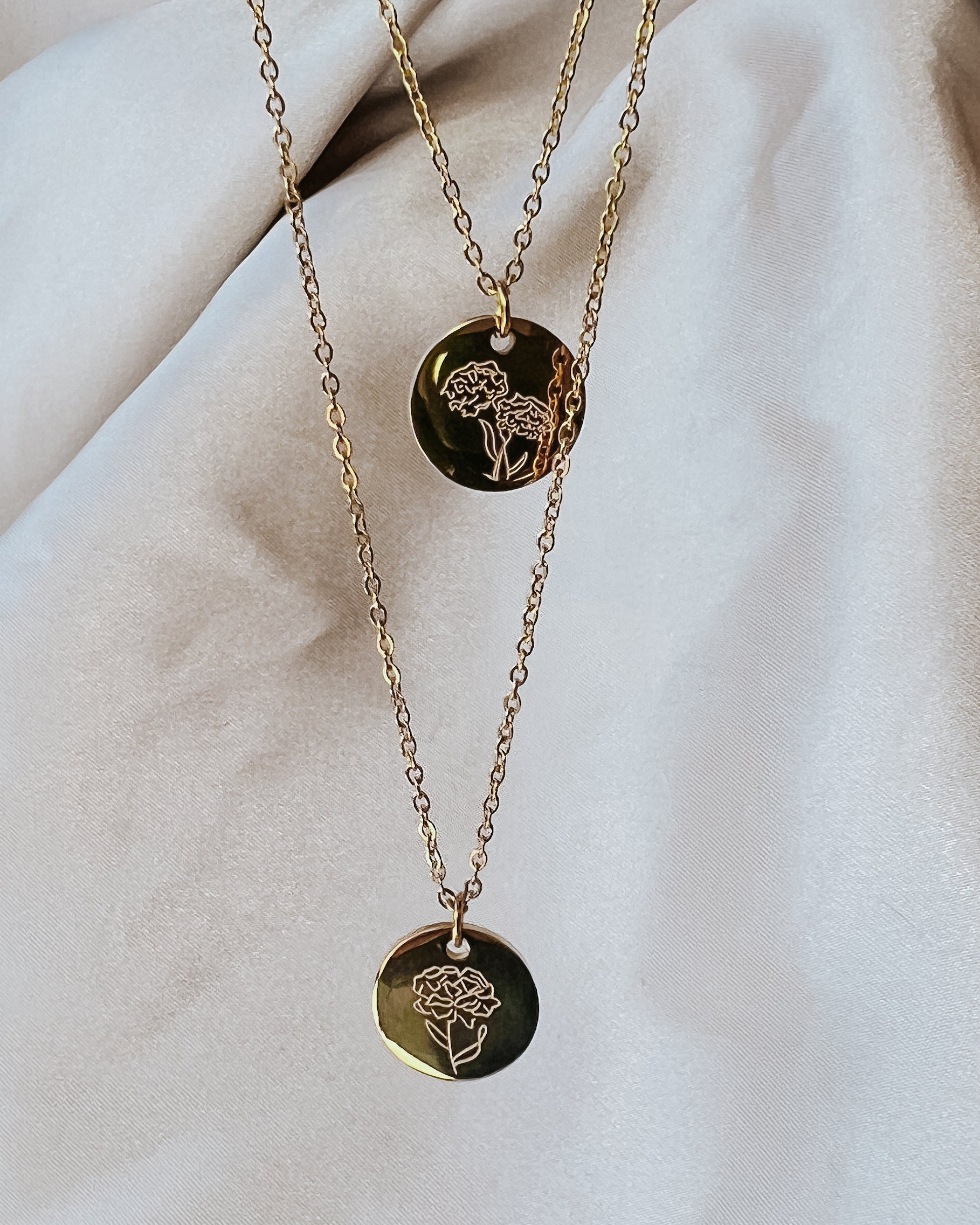 Birth Flower Necklace || Choose Month