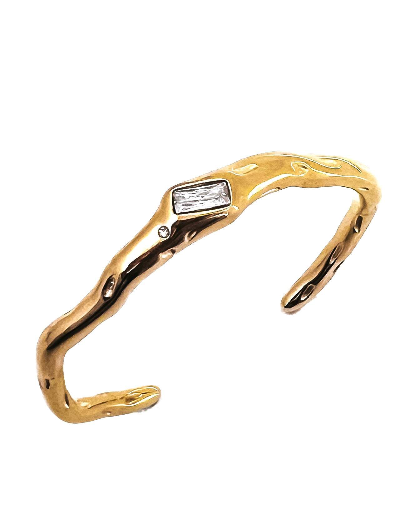 Burke Crystal Cuff Bracelet || Choose Color