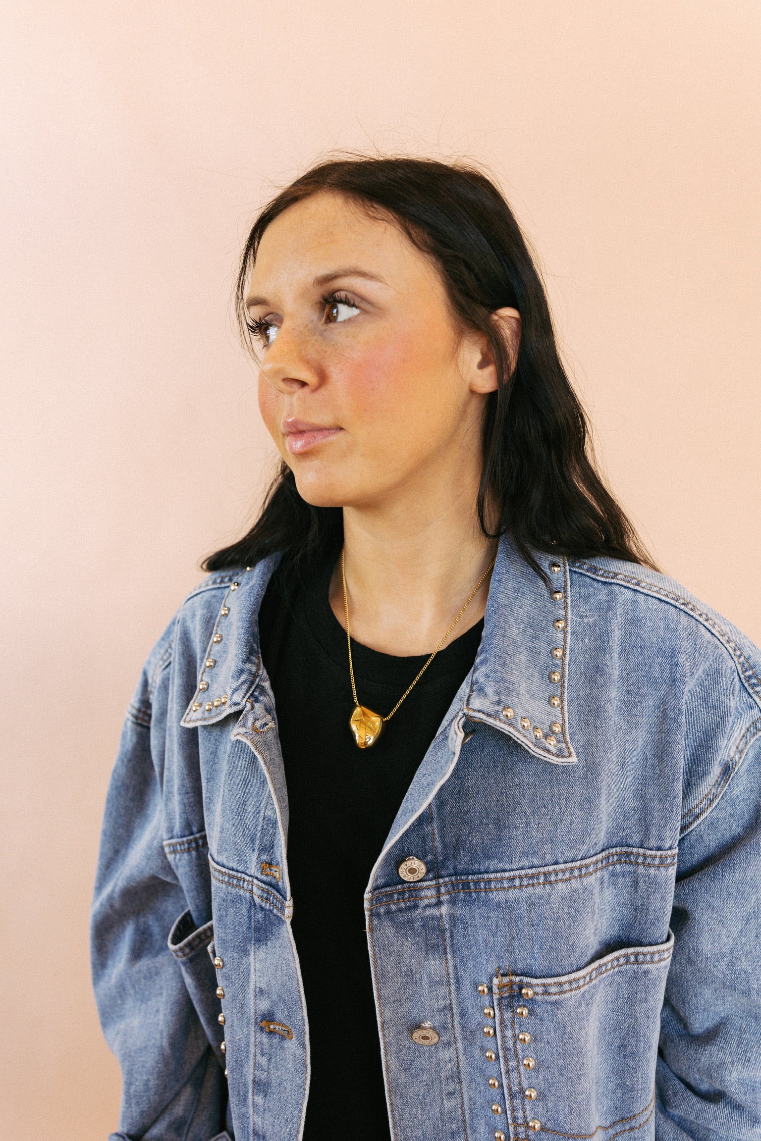 Tisha Gold Nugget Necklace