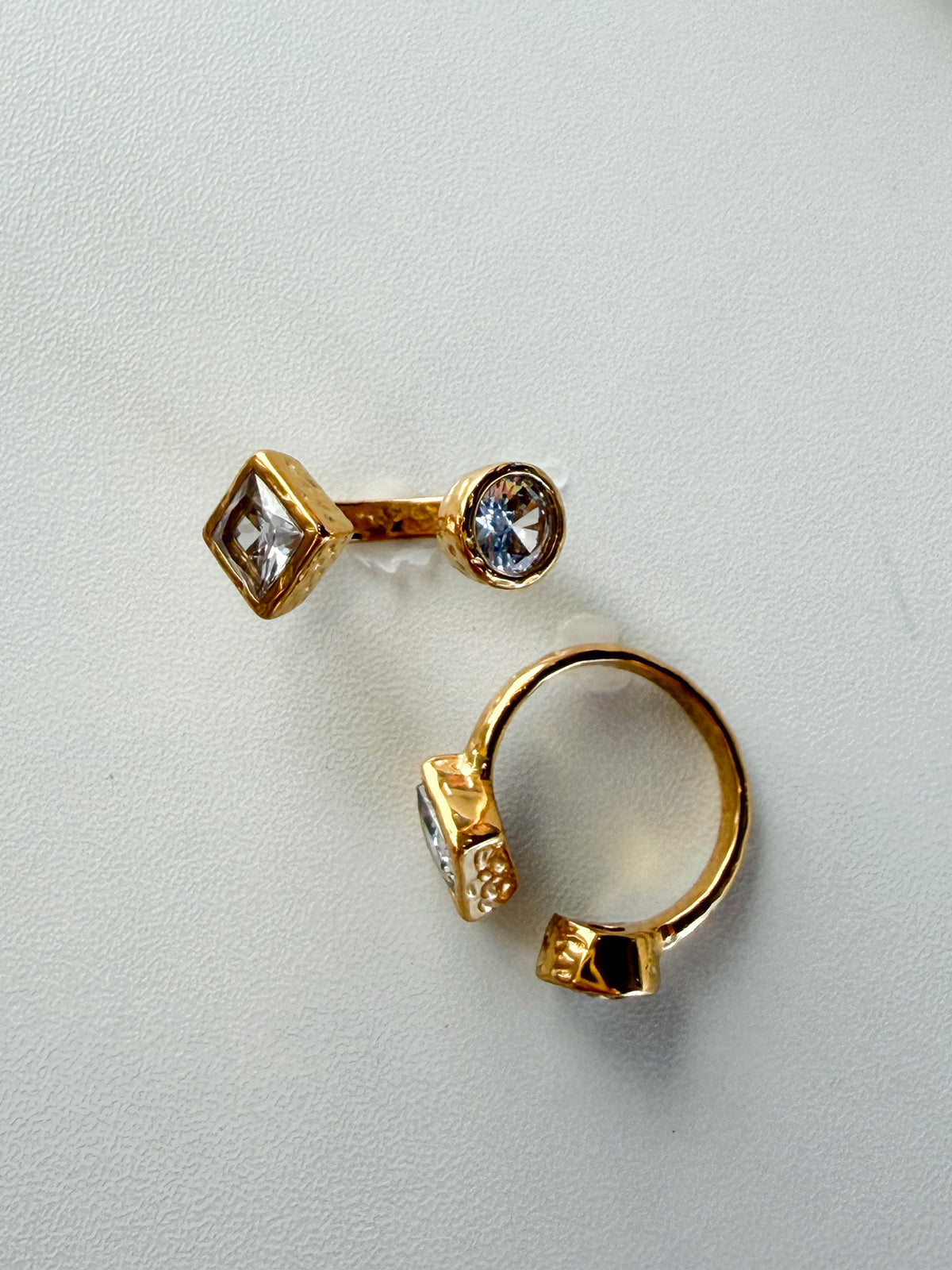 Sparks Fly Gap Ring - Square