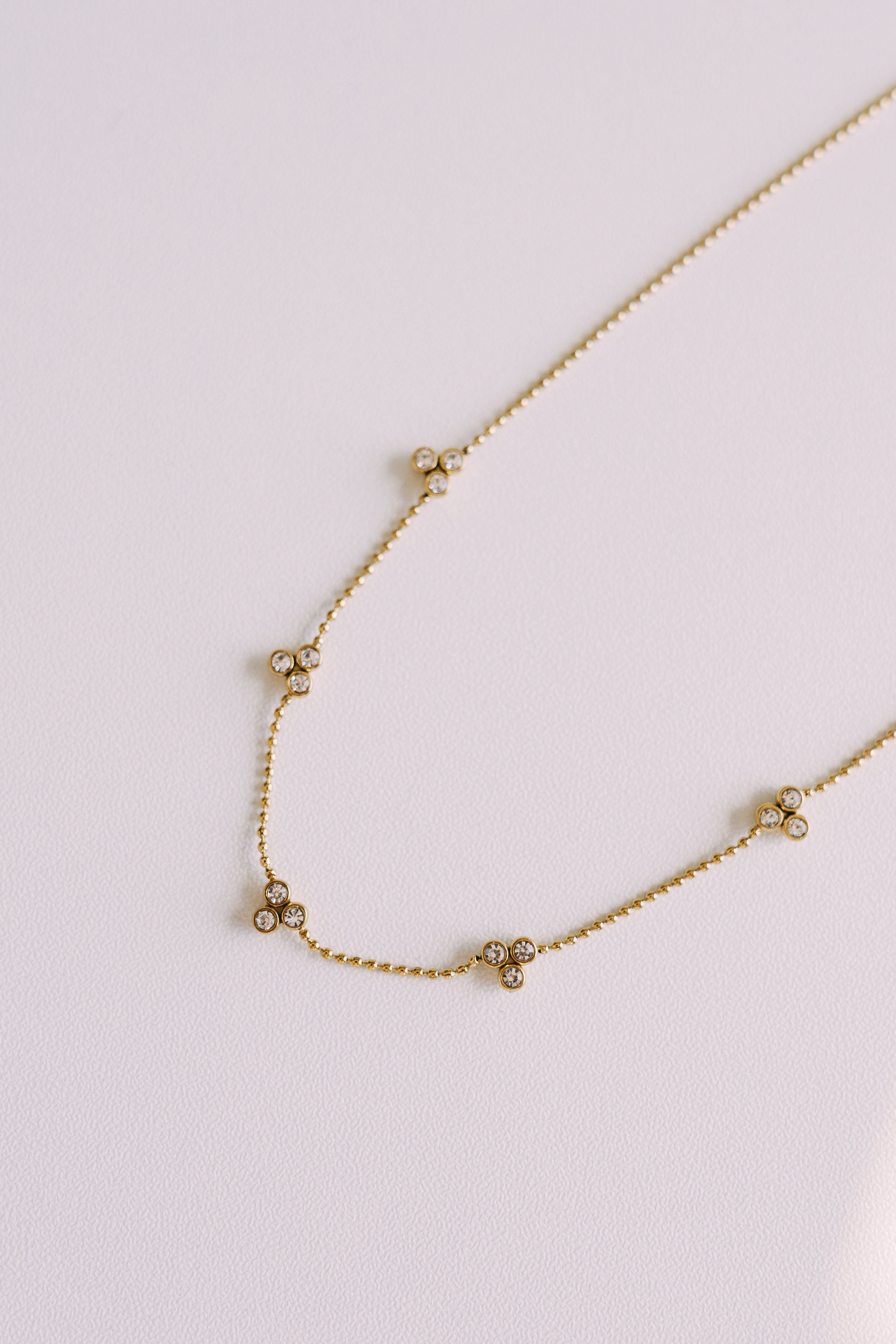 Sadie Dainty Crystal Necklace