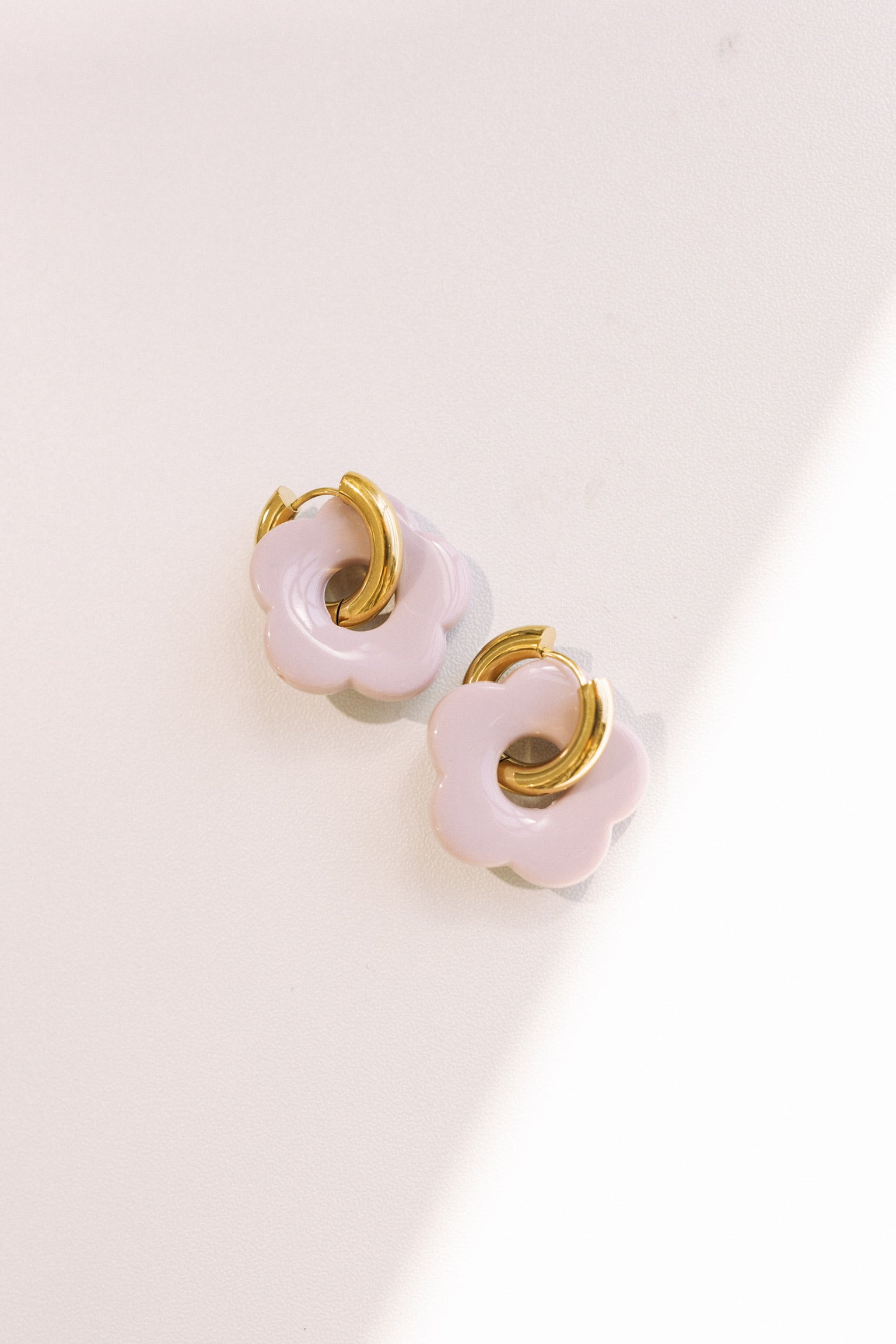 Color Me Daisy Hoop Earrings || Choose Color