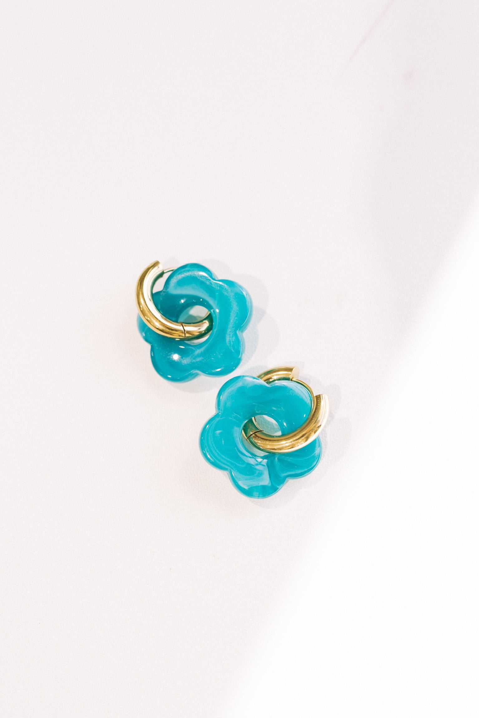 Color Me Daisy Hoop Earrings || Choose Color