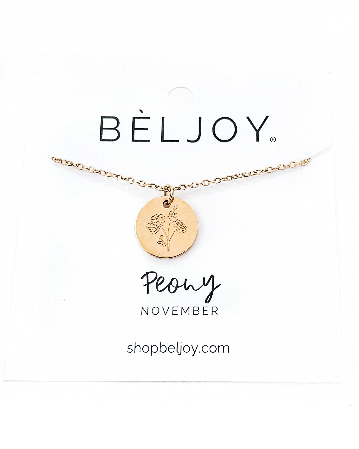 Birth Flower Necklace || Choose Month