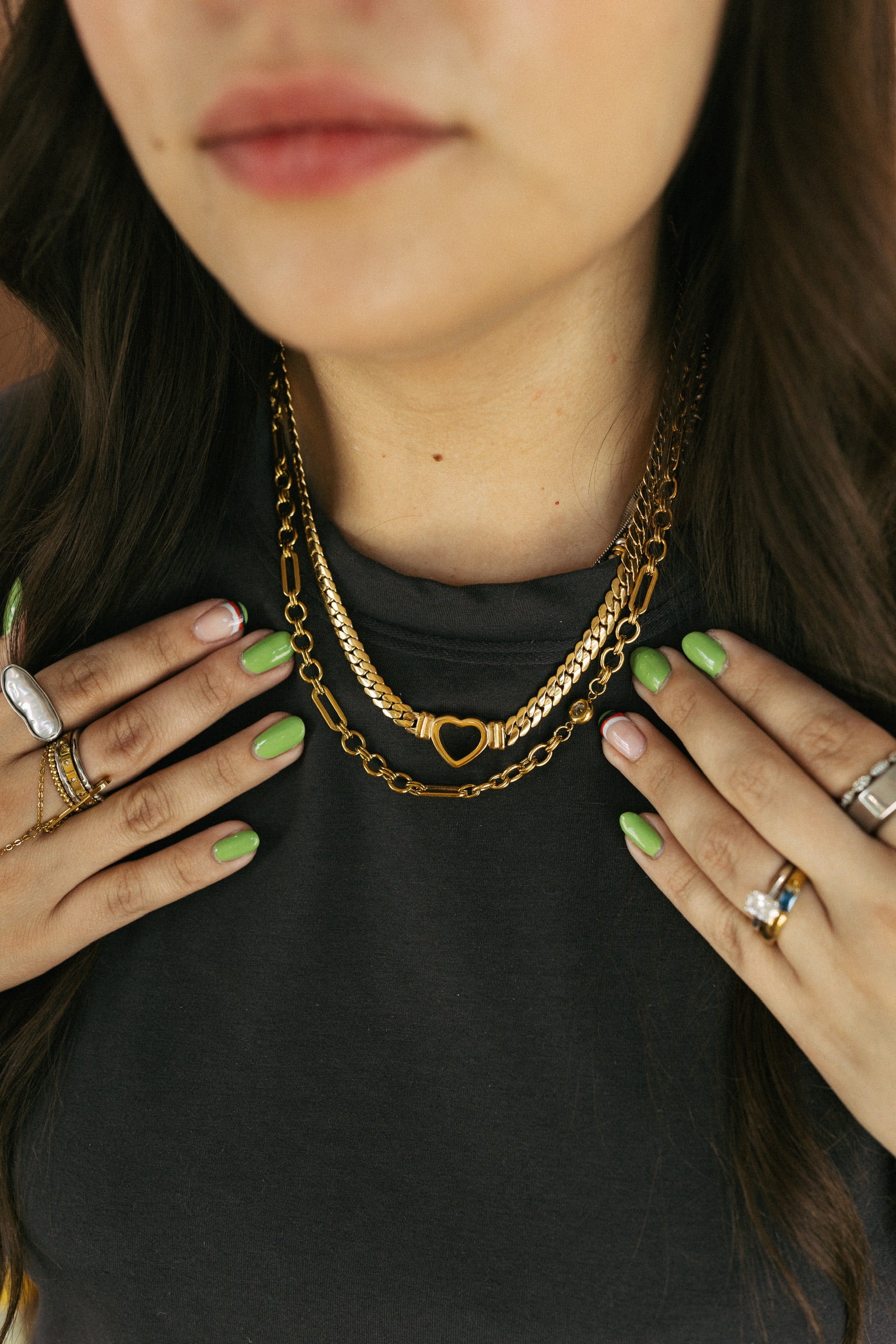 Open Heart Necklace
