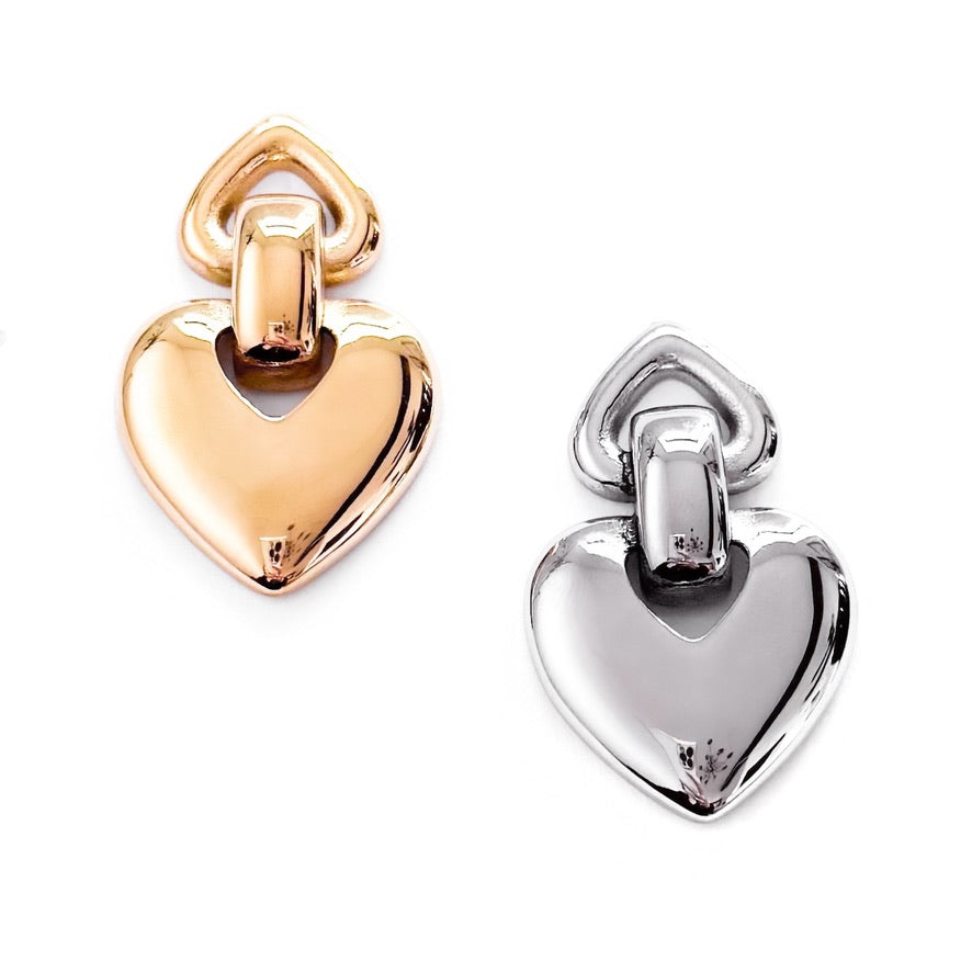 Emely Heart Drop Earrings