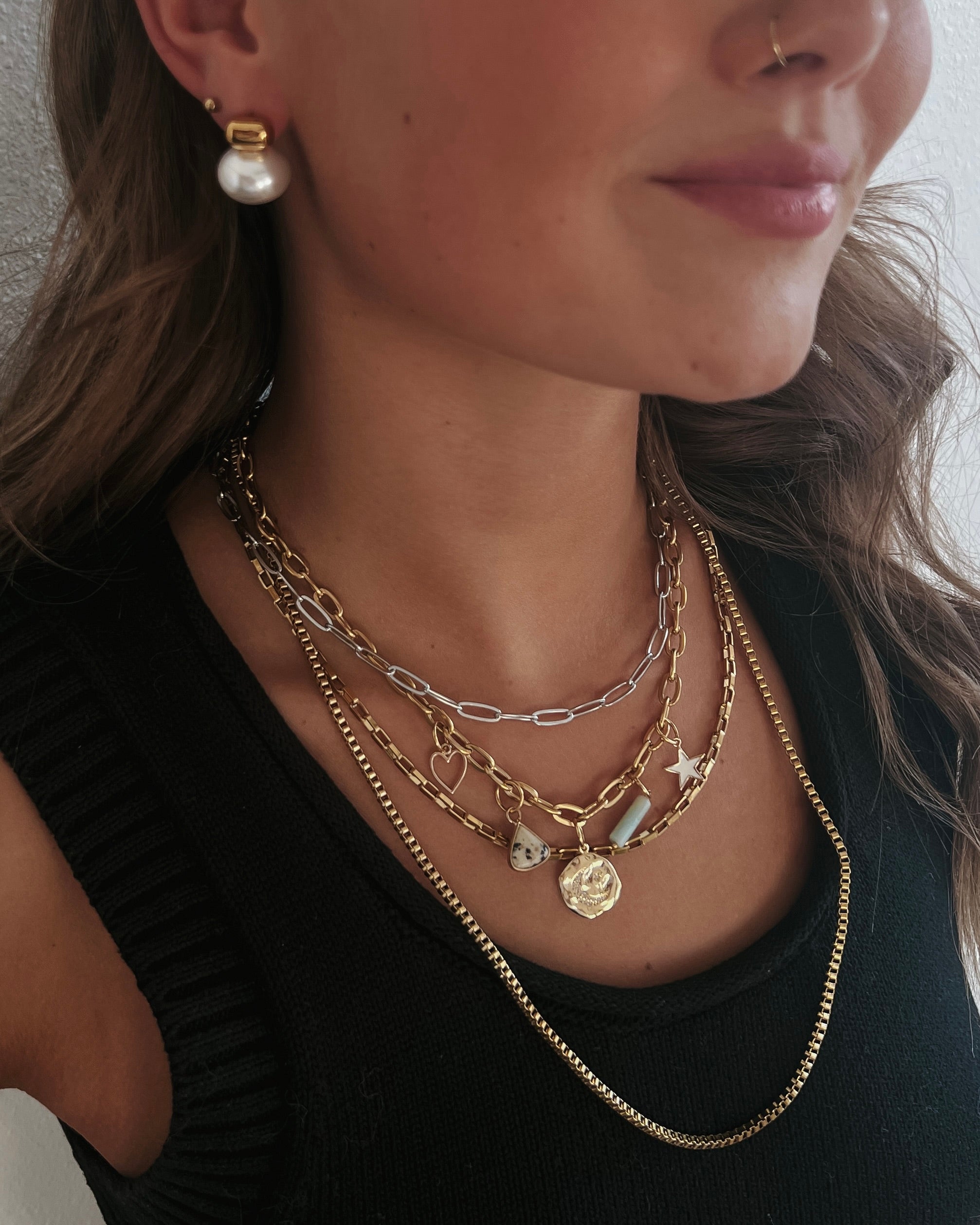 Mittie Gold Chain Necklace || Choose Length