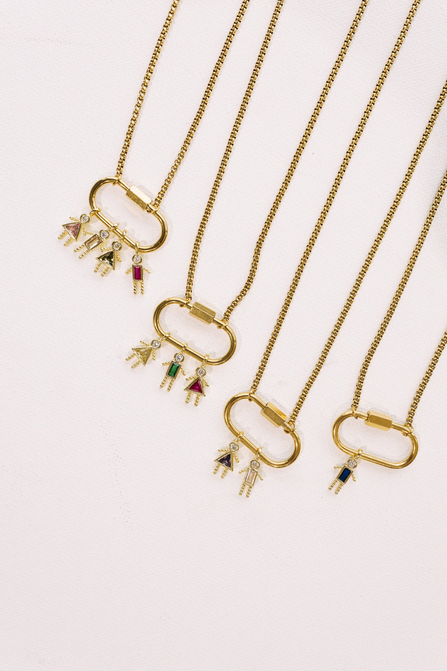 Birthstone Babies Charm Necklace