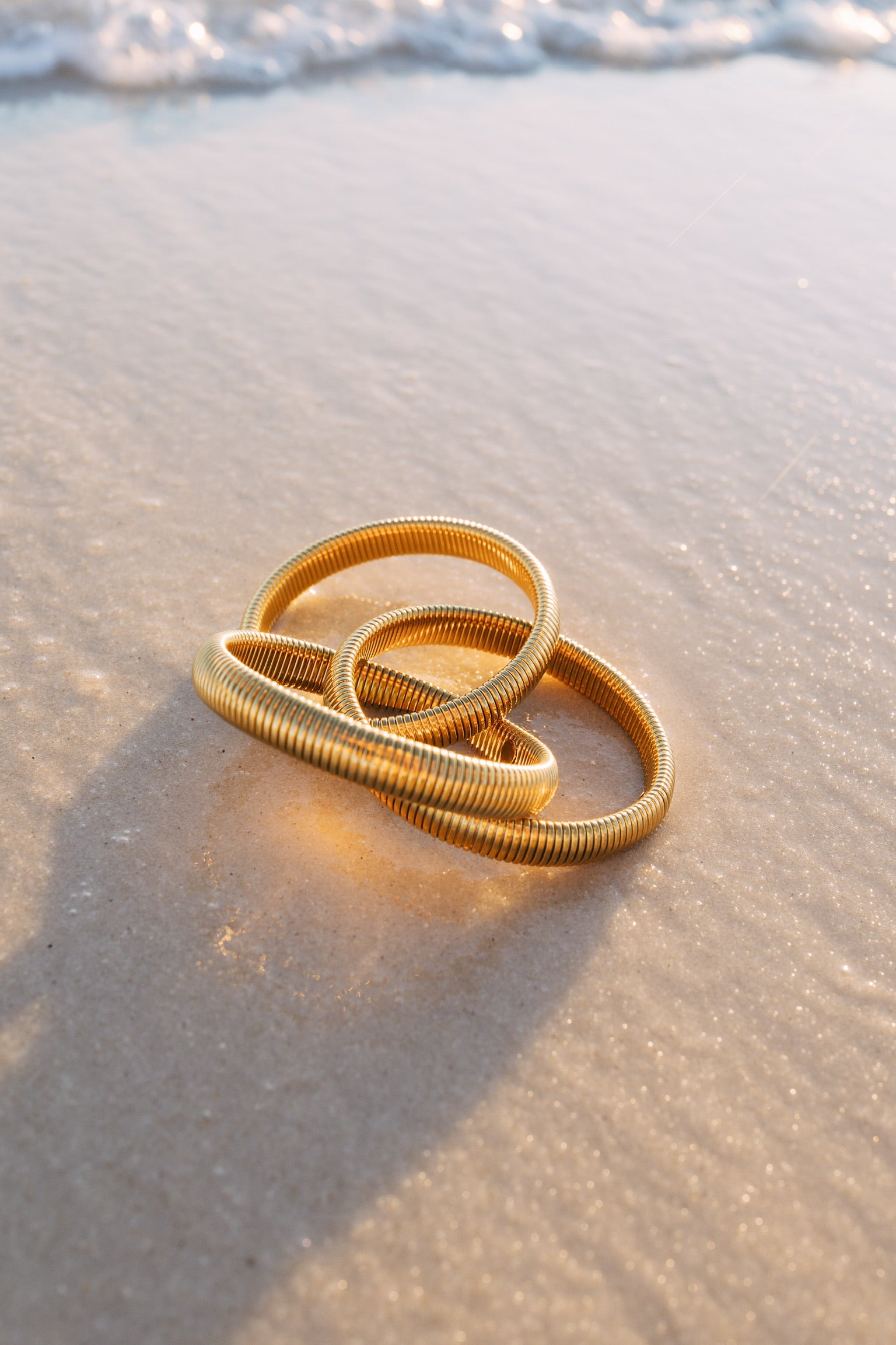 Triple Stack Bracelet - Gold