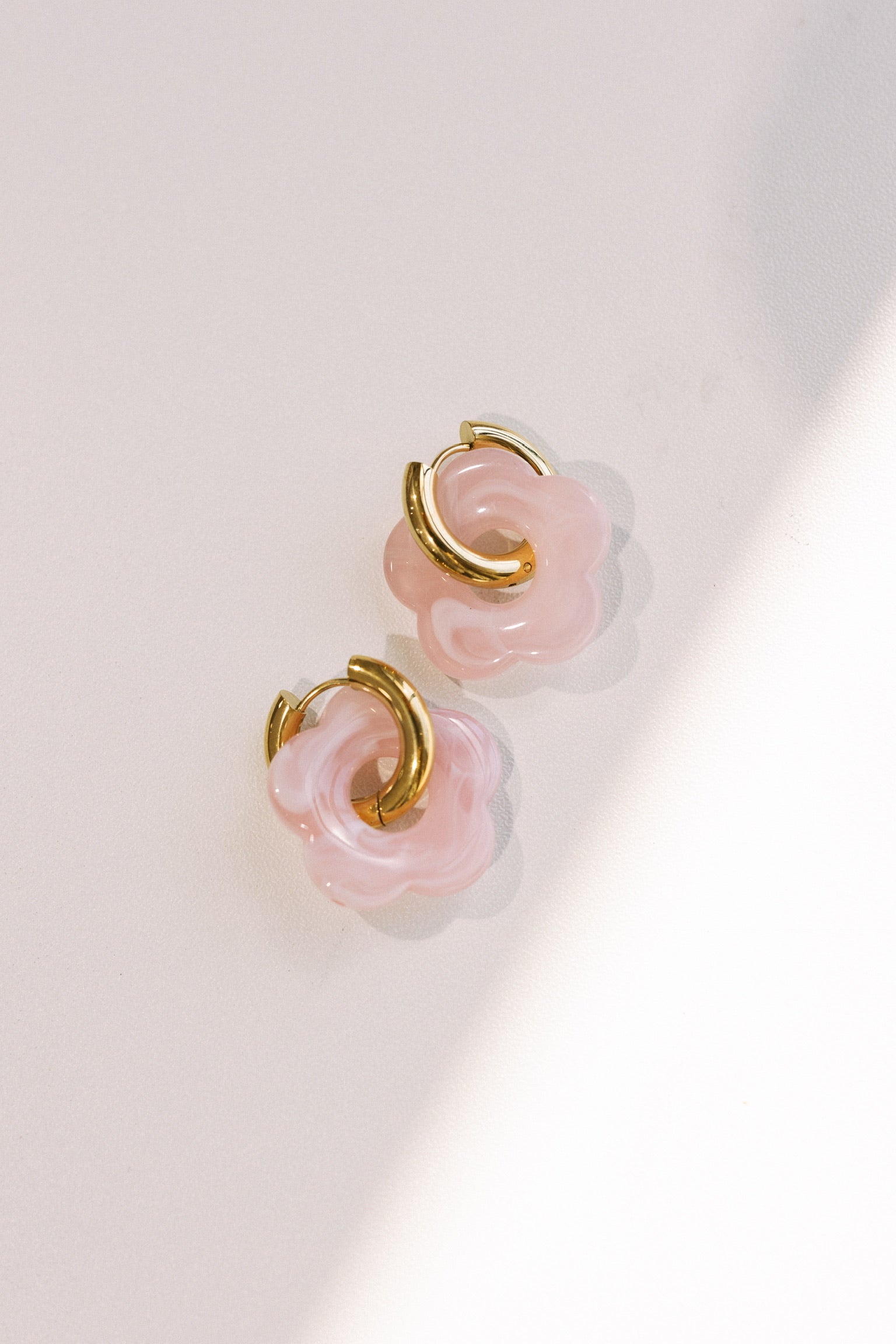 Color Me Daisy Hoop Earrings || Choose Color