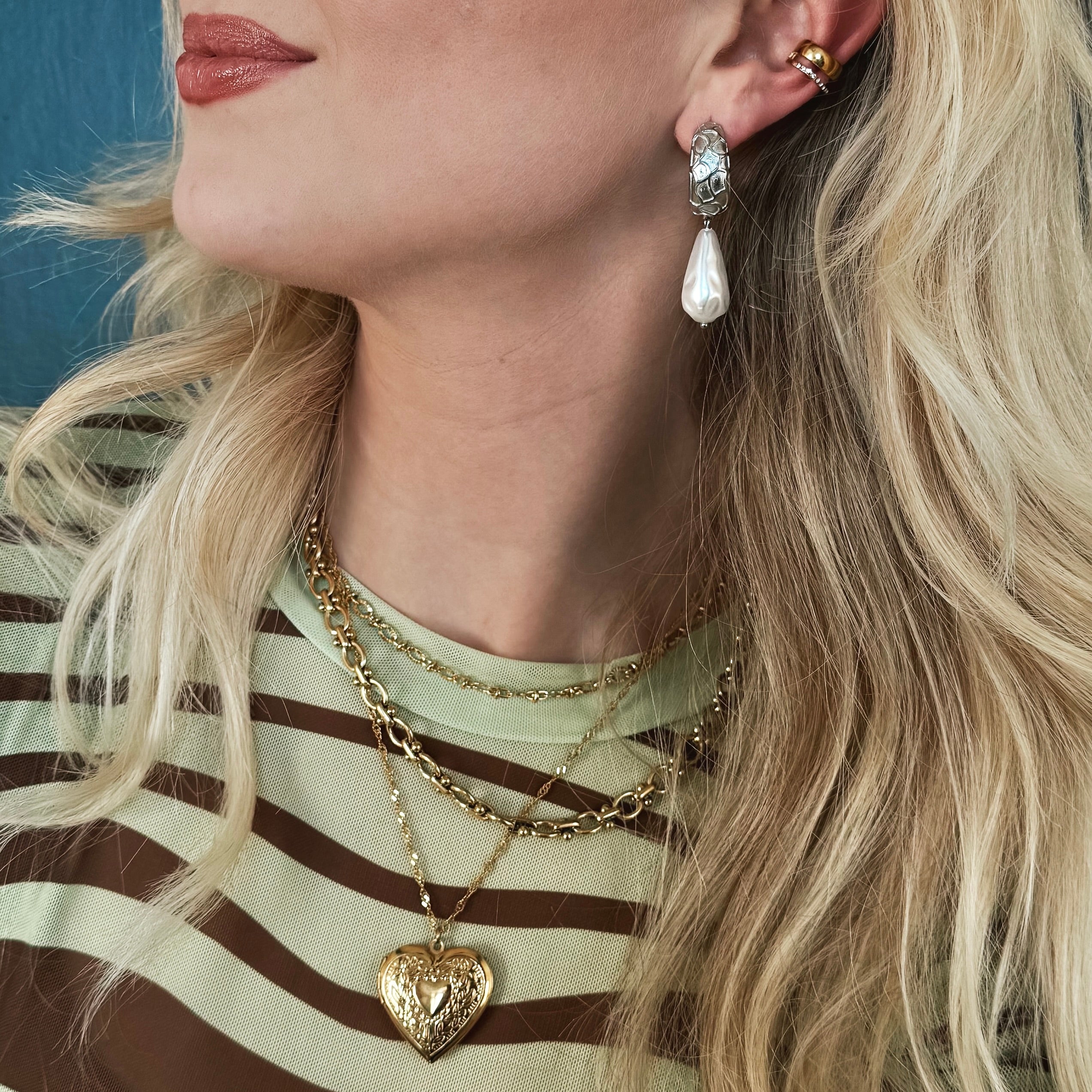 Thelma Heart Locket Necklace || Choose Style