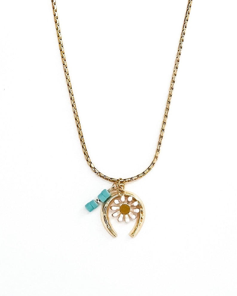 Shay Dainty Chain Charm Necklace || Choose Color