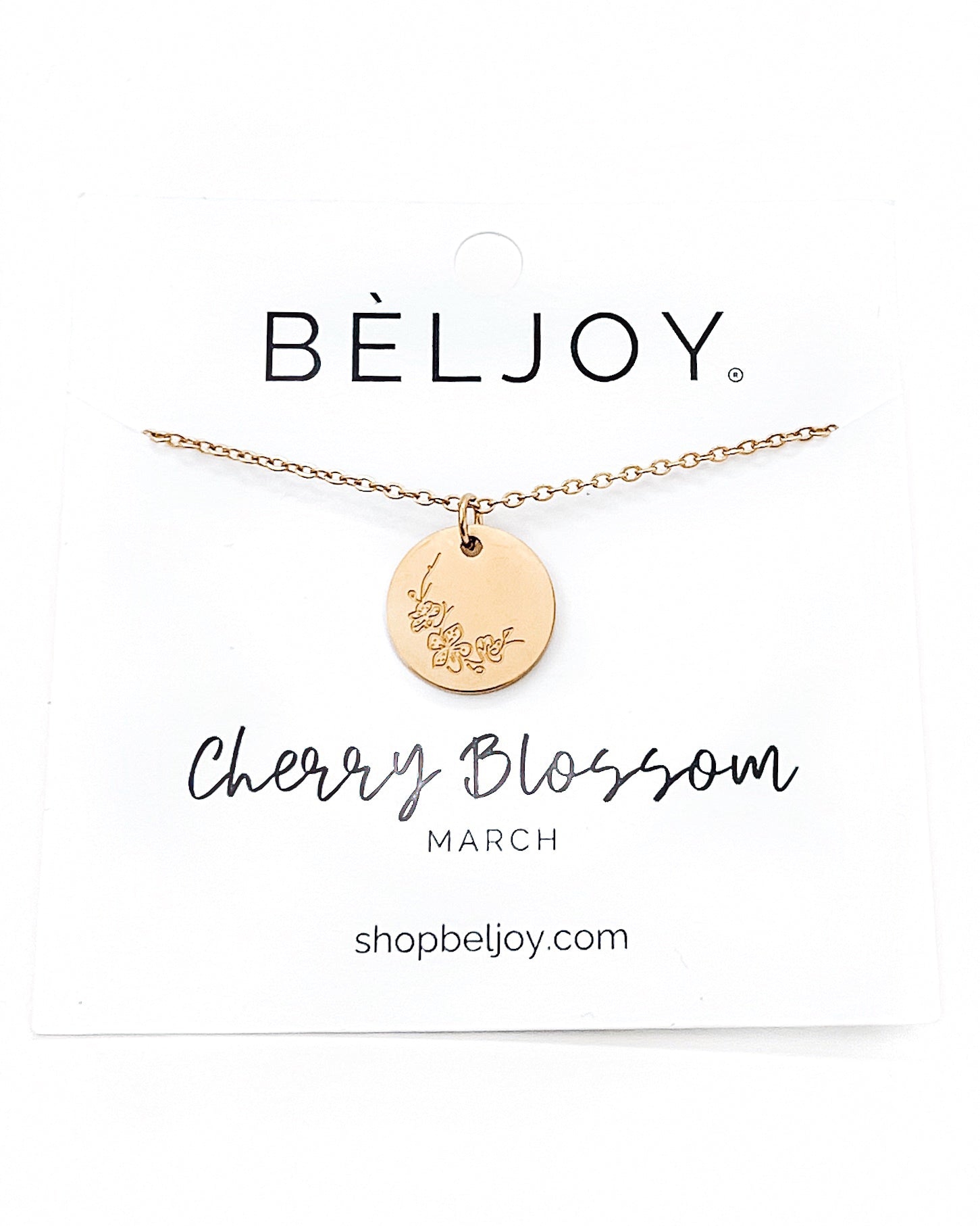 Birth Flower Necklace || Choose Month