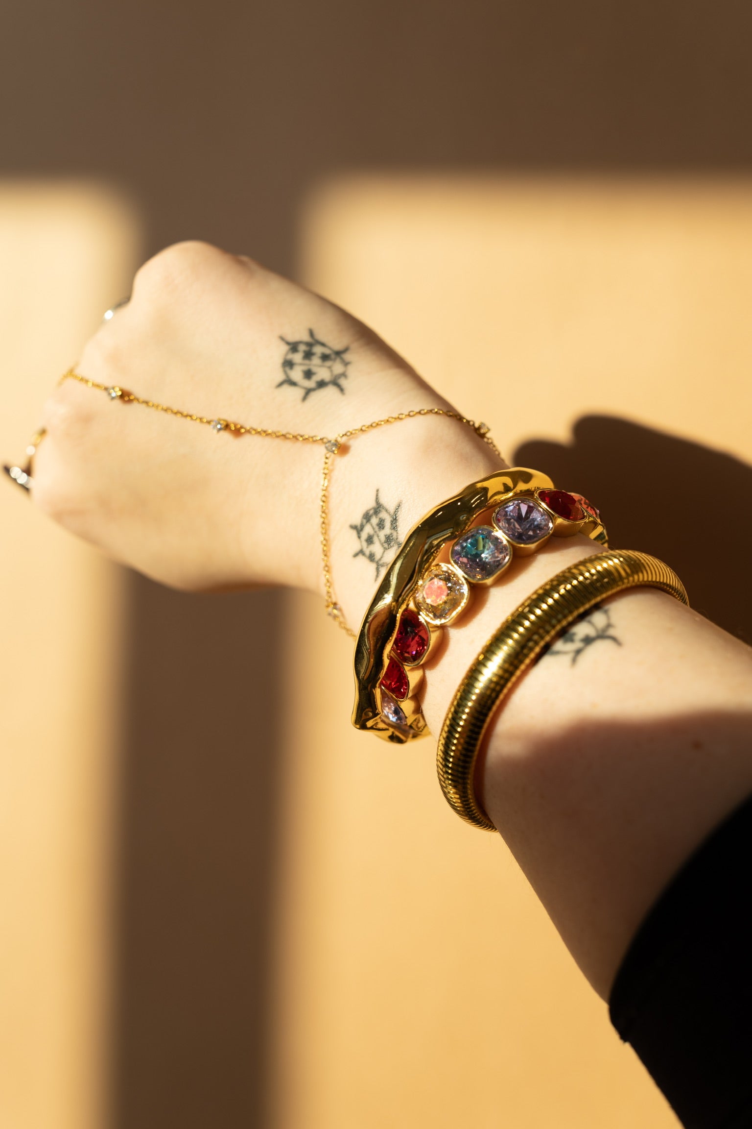 Lila Crystal Bracelet || Choose Color