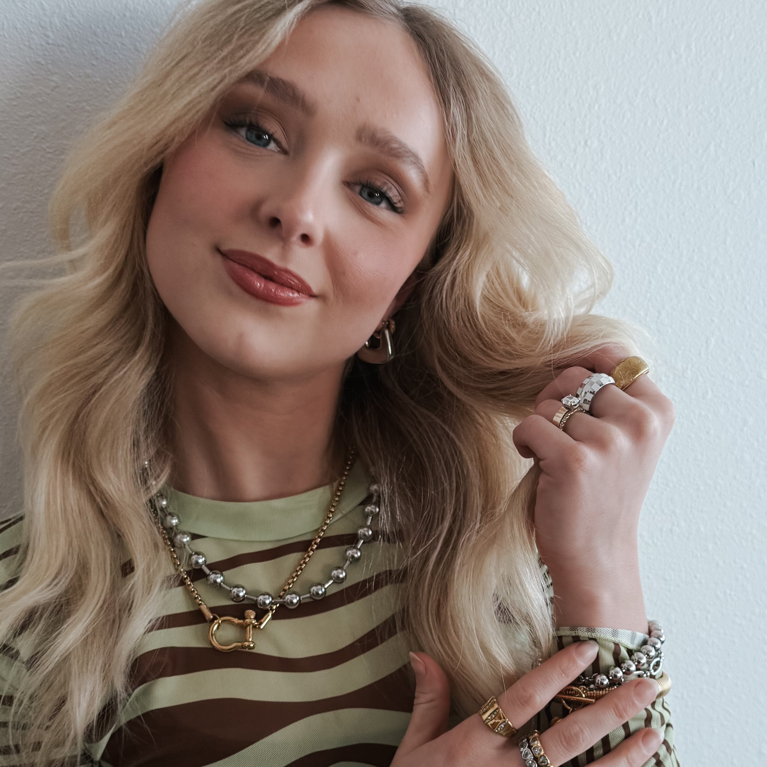 Jerra Screw Toggle Necklace