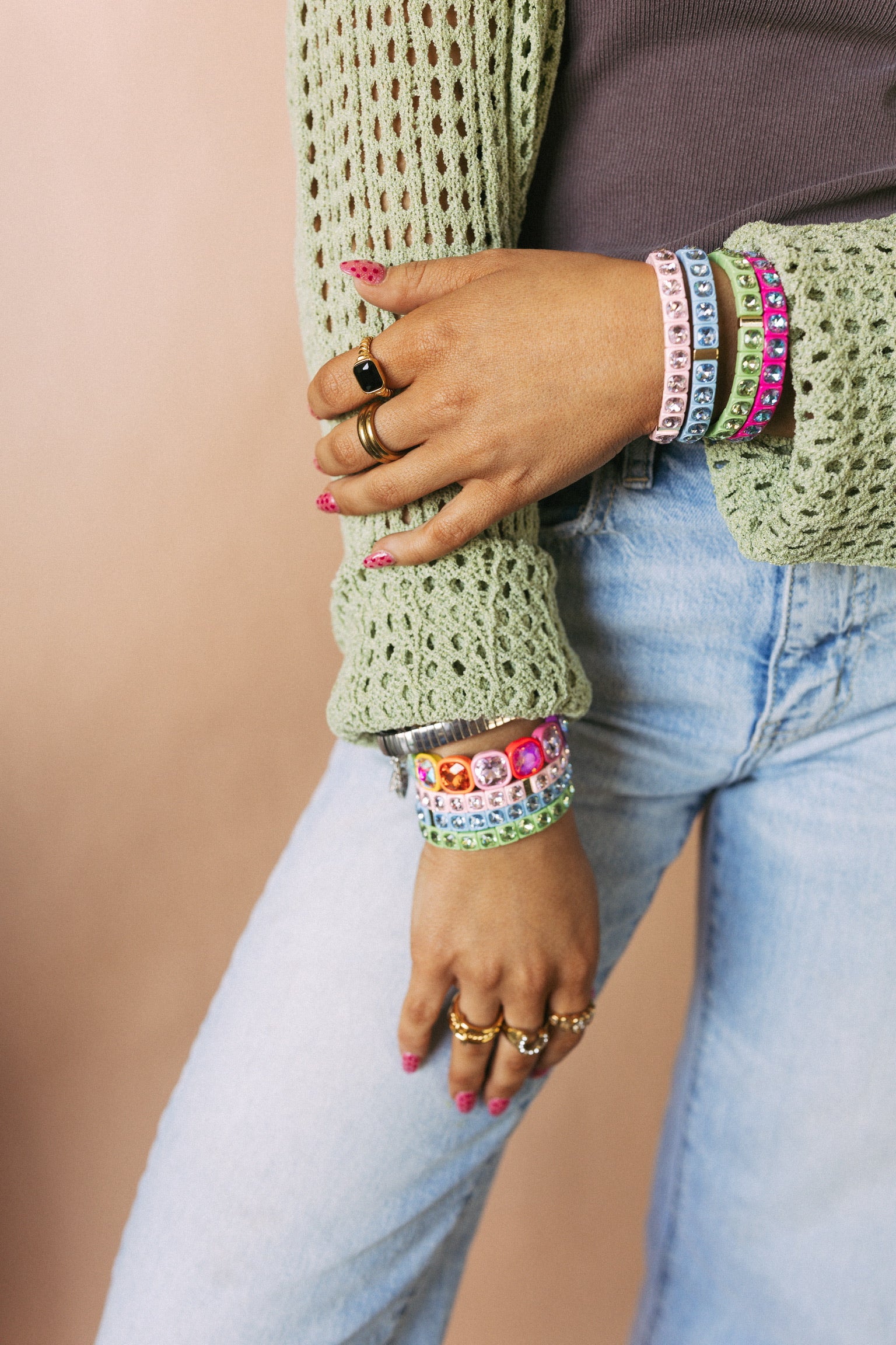 Runa Stone Ring || Choose Color