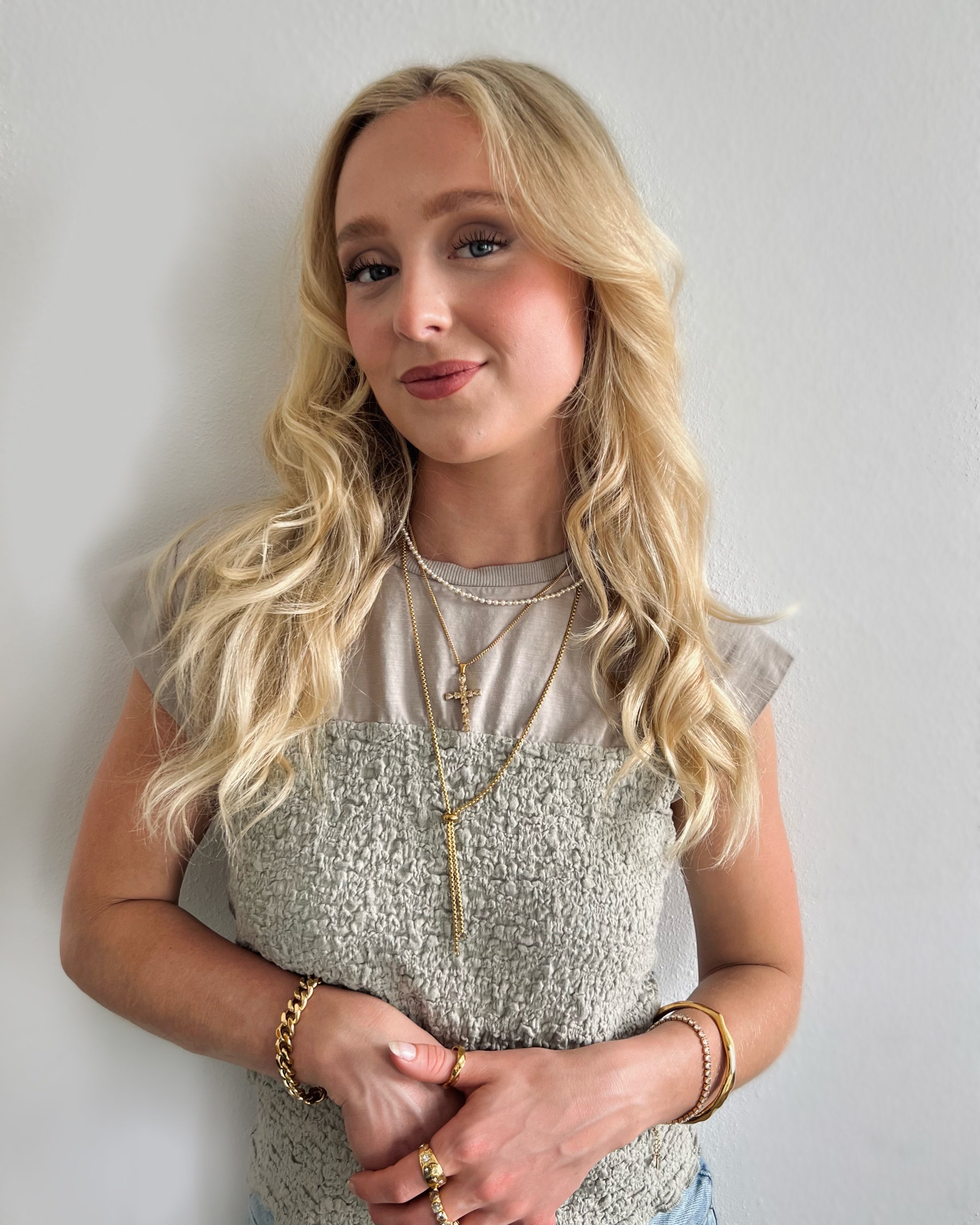 Halsey Sliding Bead Lariat Necklace