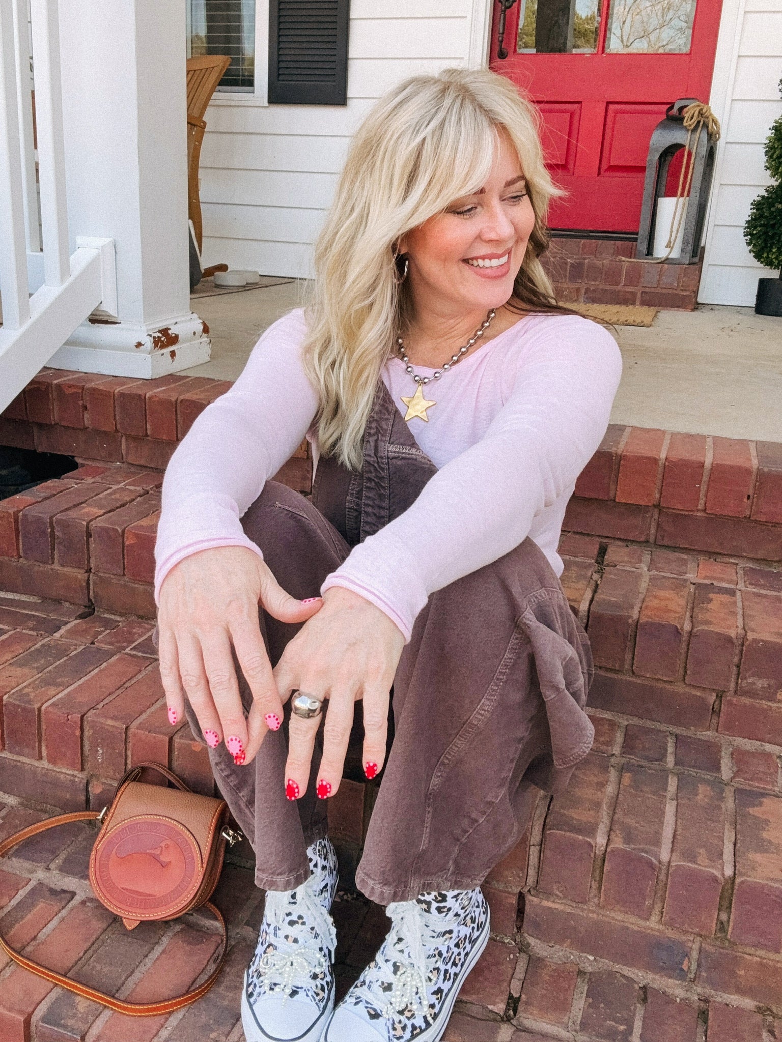 Barb & Star Necklace || Silver