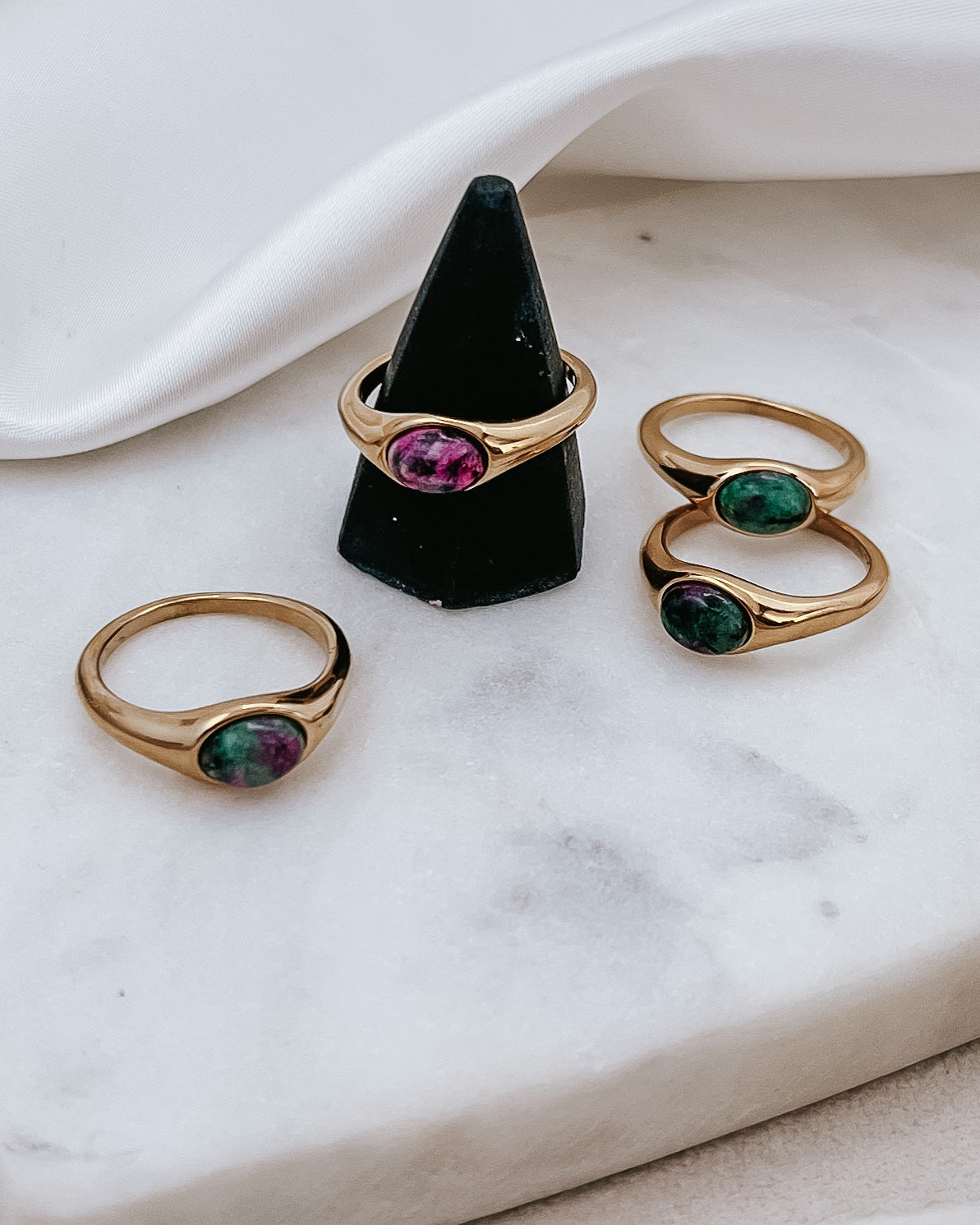 Rally Stone Gold Ring