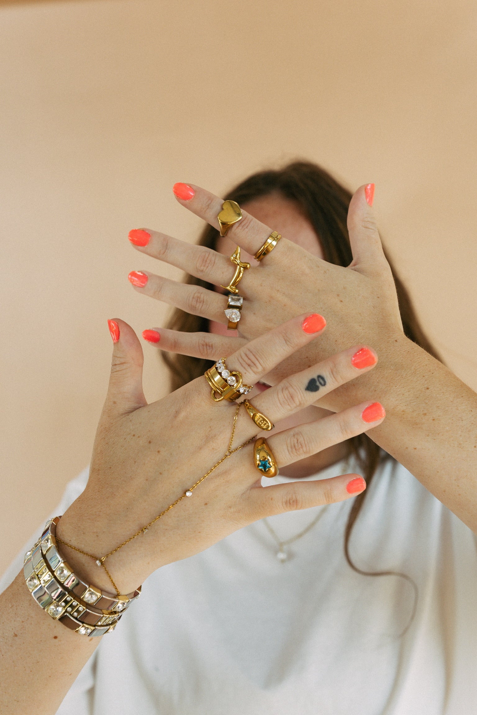 Crystal Stacked Ring